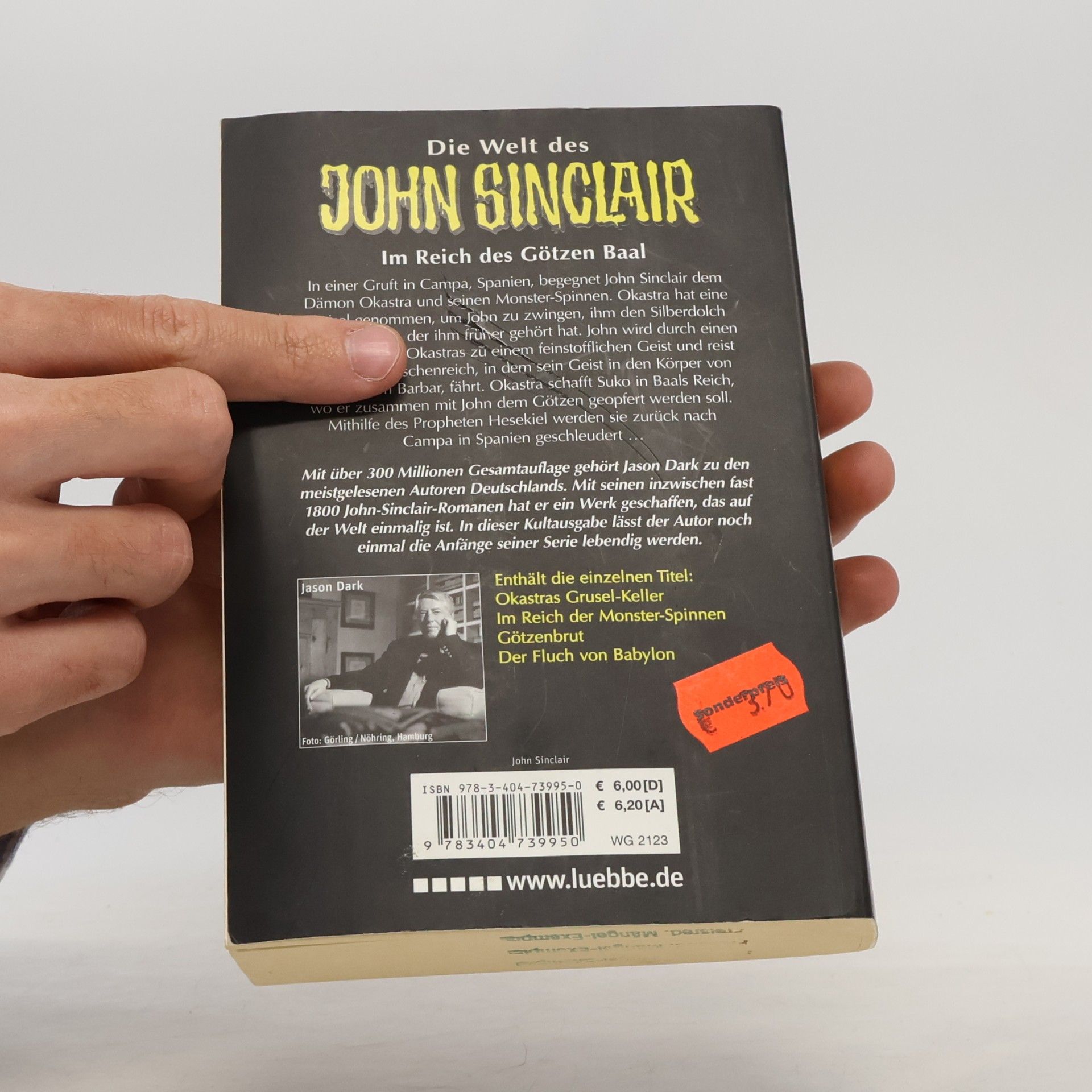 Jason Dark Die Welt des John Sinclair: Im Reich des Götzen Baal. Vier spannende Kultgeschichten
