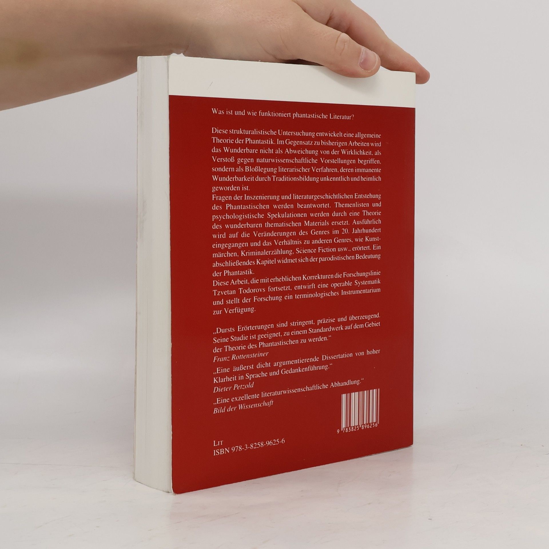 Uwe Durst Theorie der phantastischen Literatur