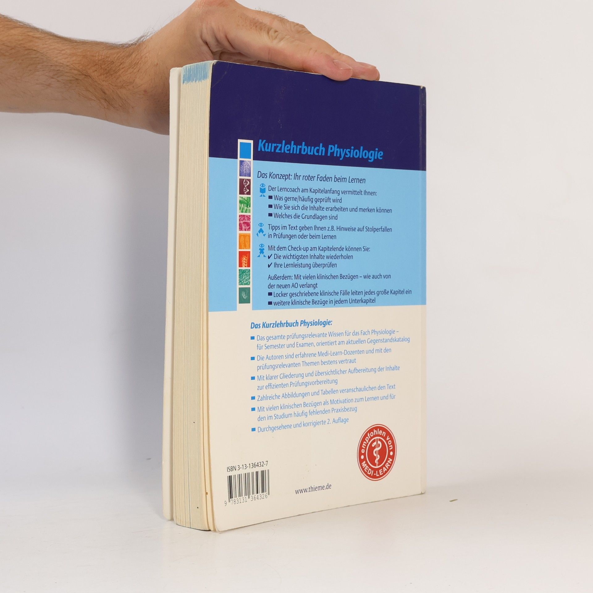 Jens Huppelsberg Kurzlehrbuch Physiologie