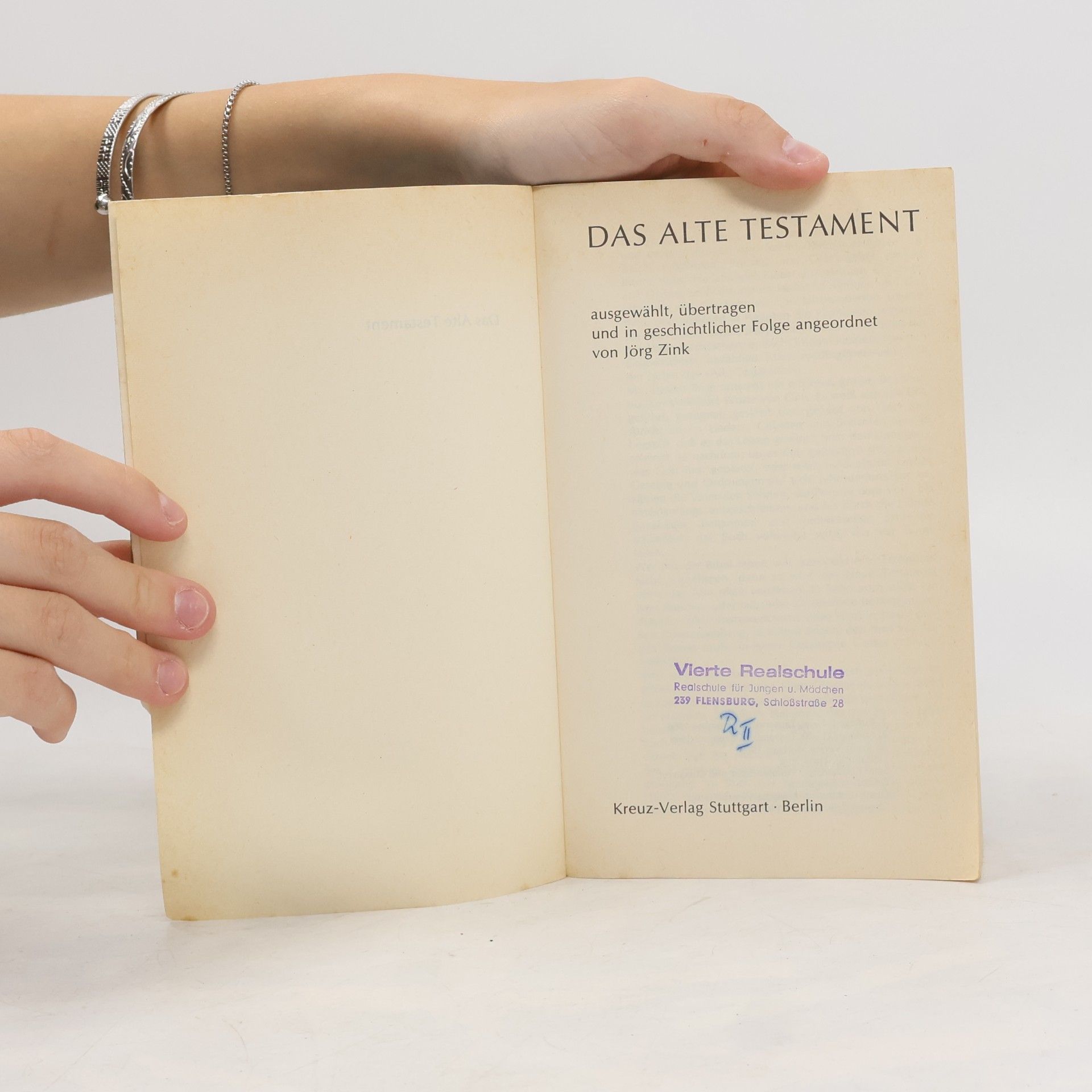 Jörg Zink Das Alte Testament