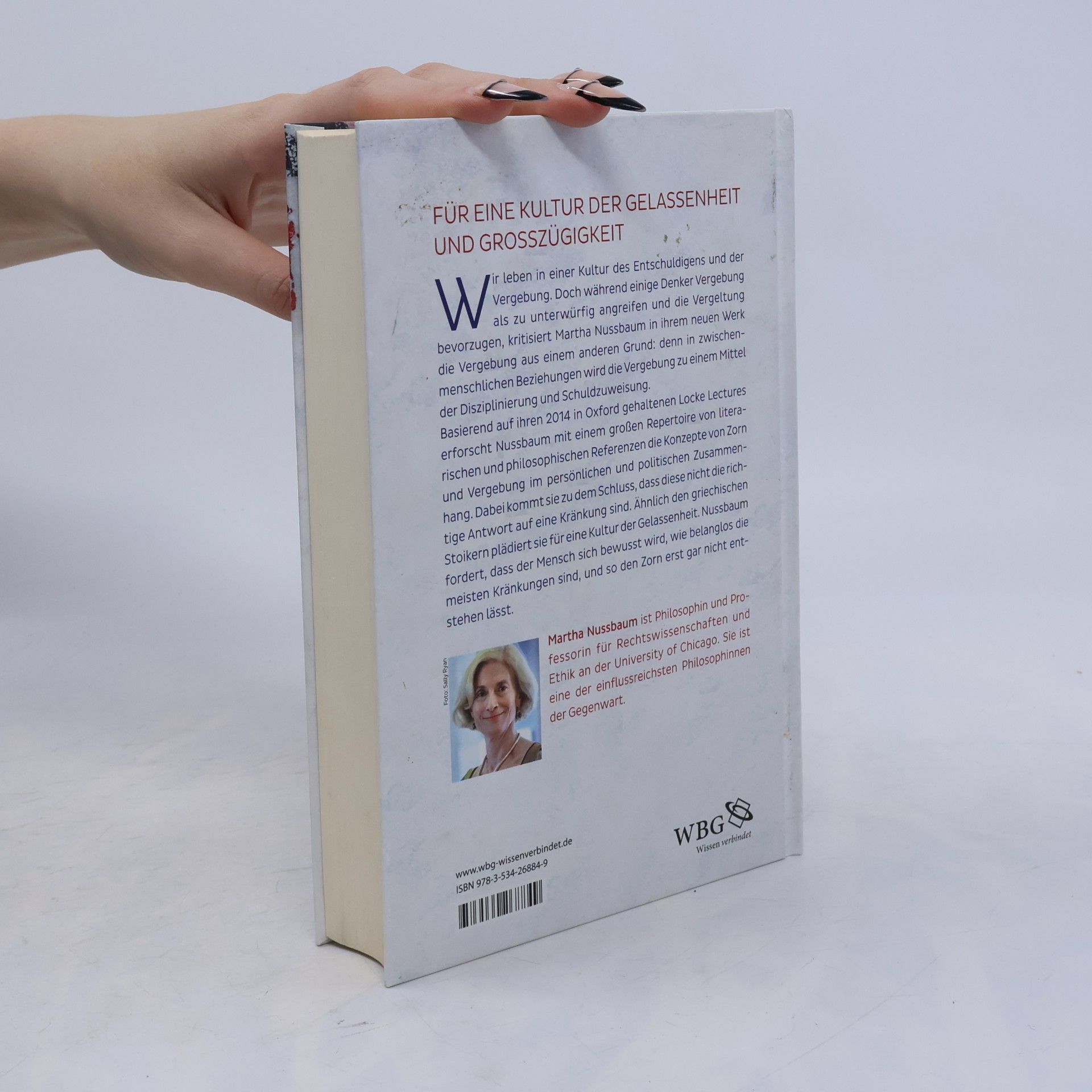 Martha Nussbaum Zorn und Vergebung