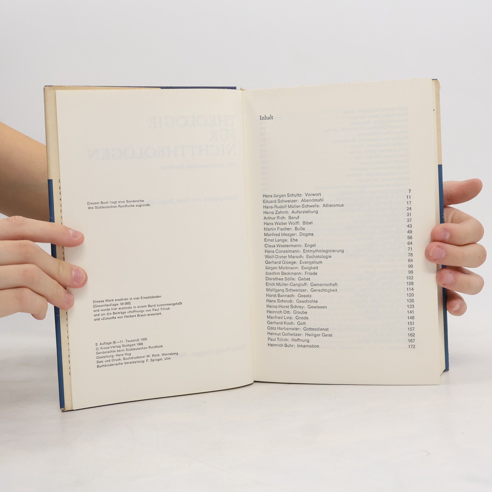 Paul Tillich Theoligie für Nichtheologen
