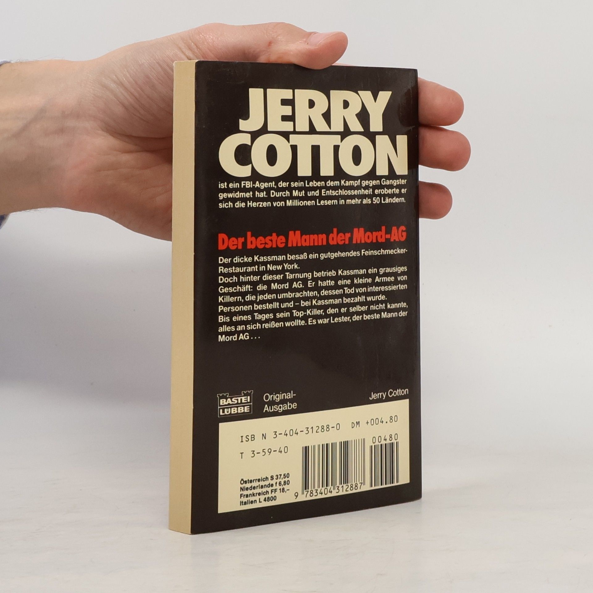 Jerry Cotton Der beste Mann der Mord-AG