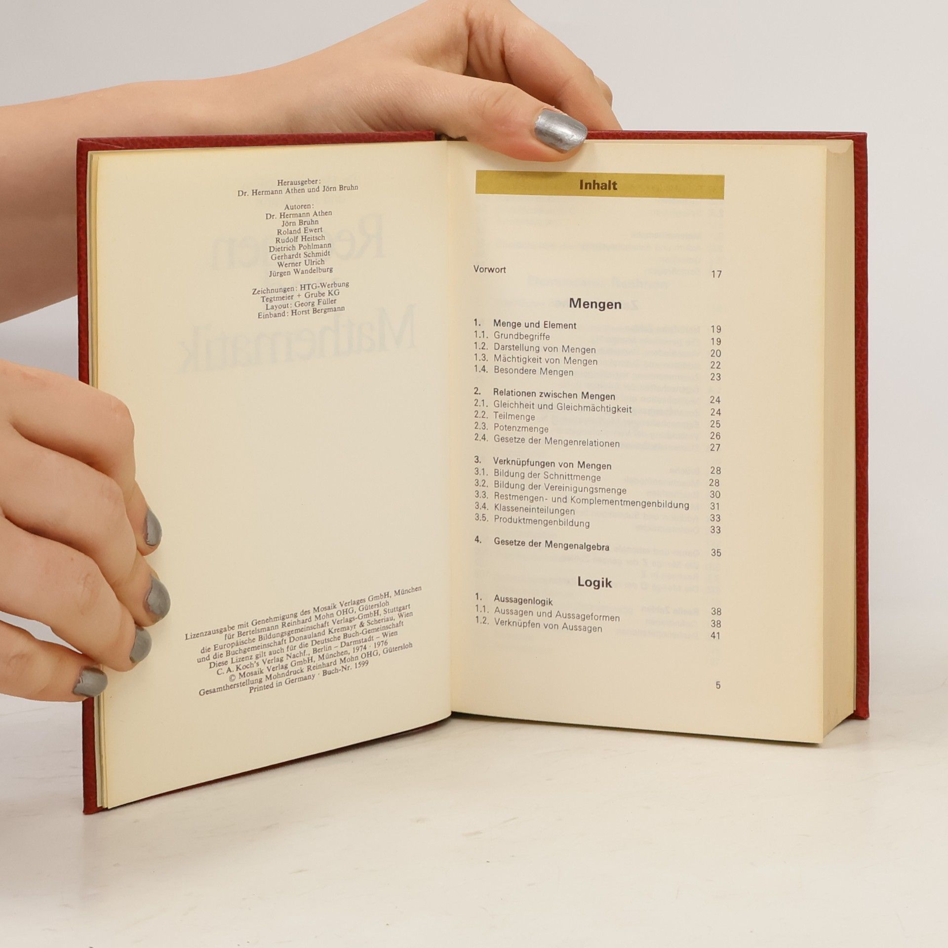 Hermann Athen Rechen und Mathematik