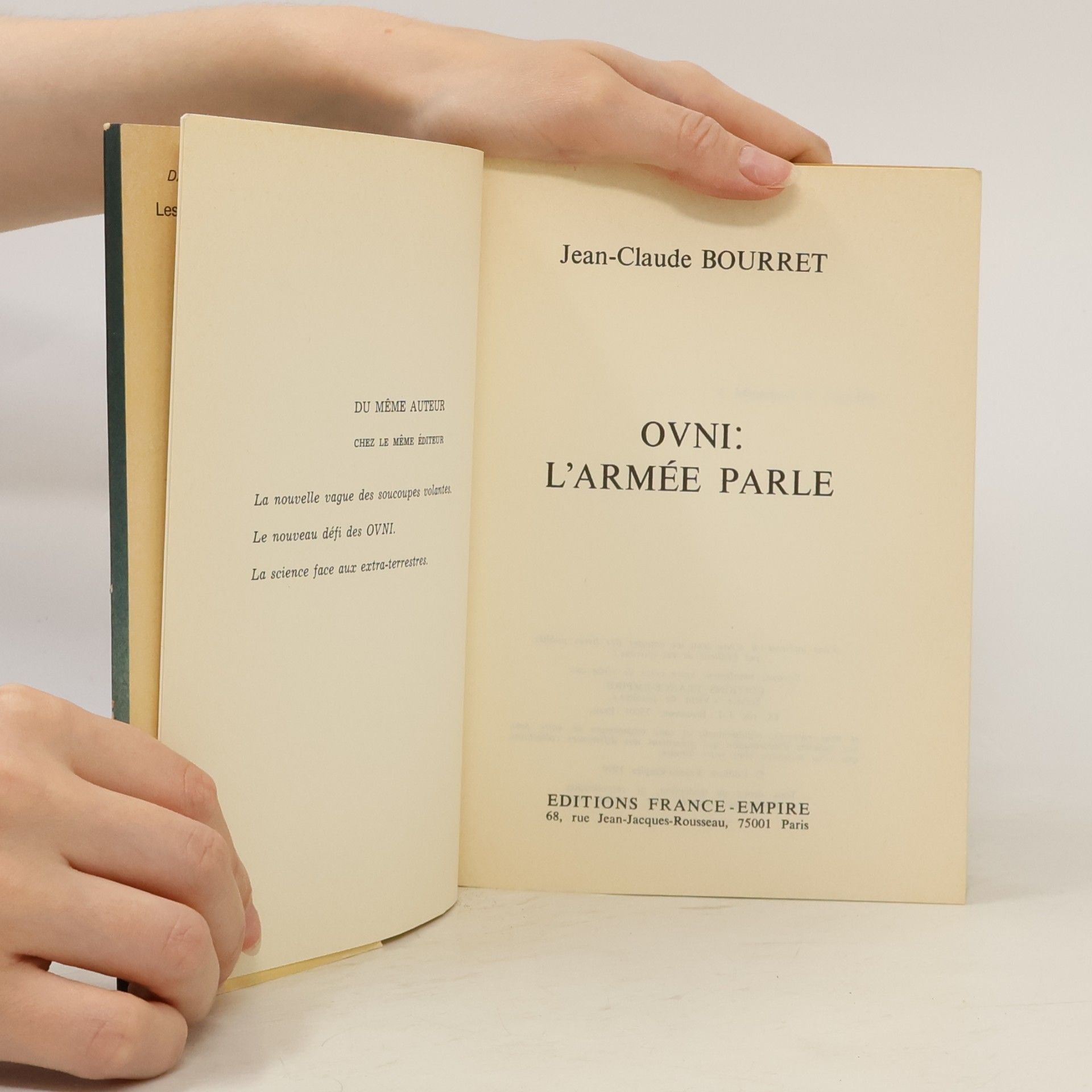 Jean Claude Bourret Ovni l'armée parle