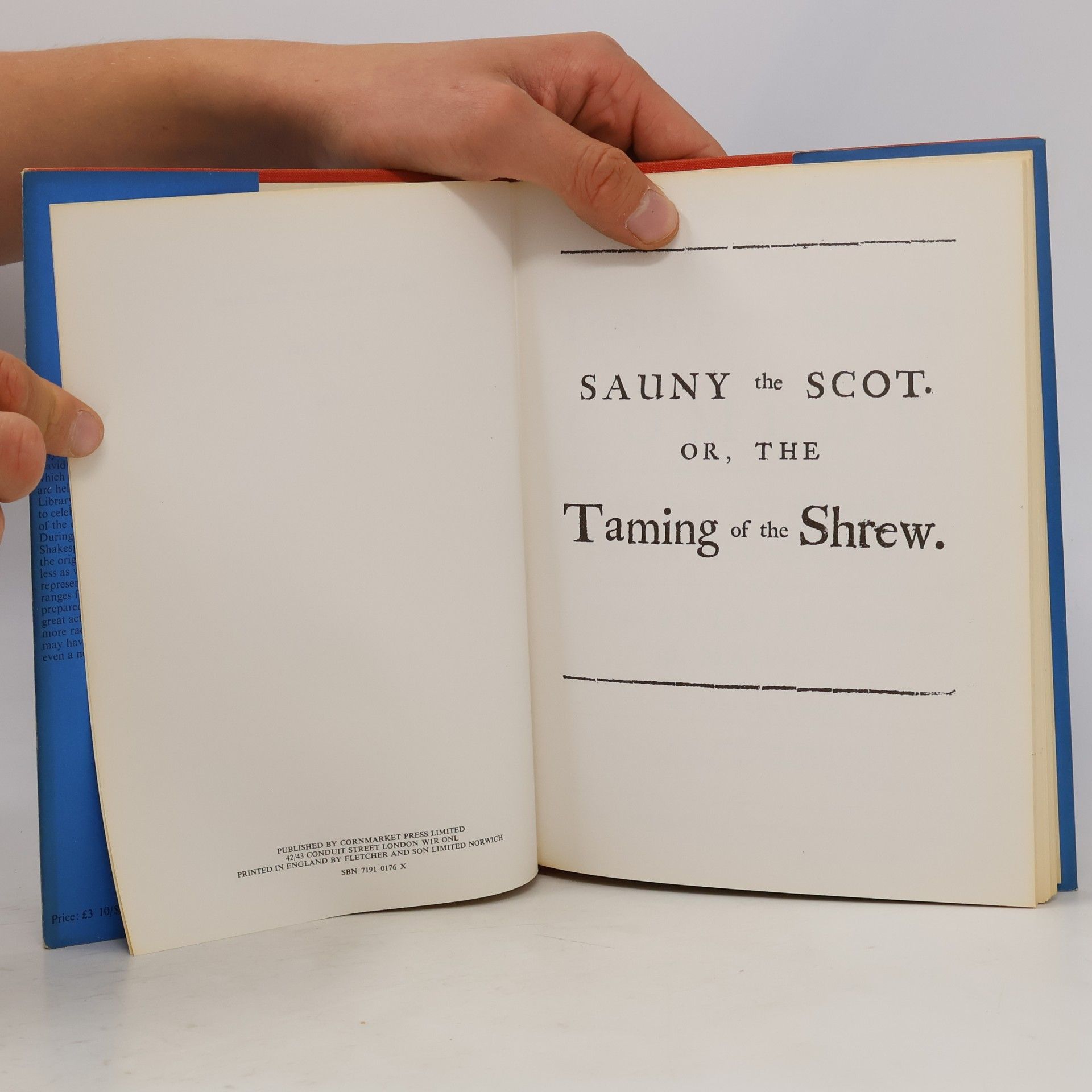 J. Lacey Sauny the Scott, or, The Taming of the Shrew: A Comedy