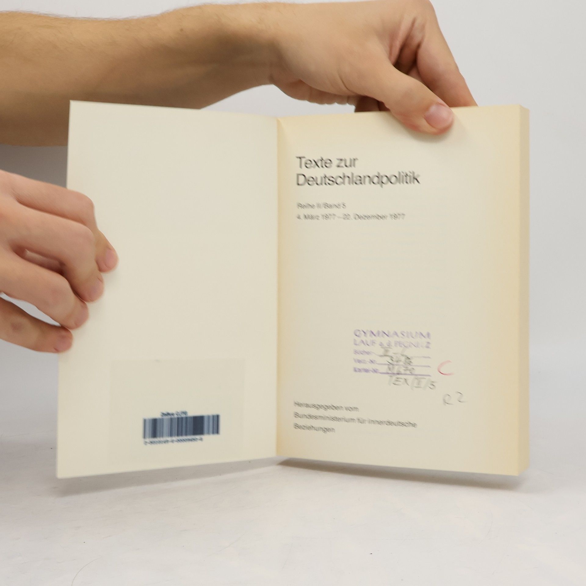 kolektiv Texte zur Deutschlandpolitik II/5