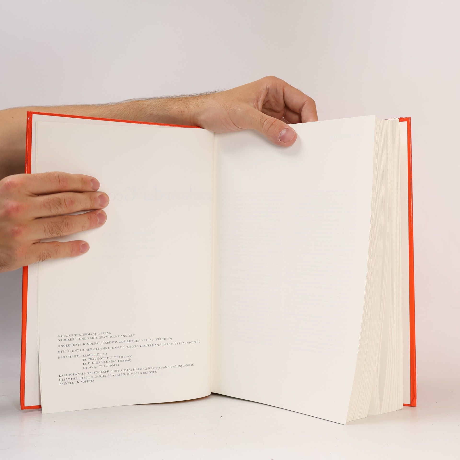 Various authors Westermann Lexikon der Geographie 2. F-K