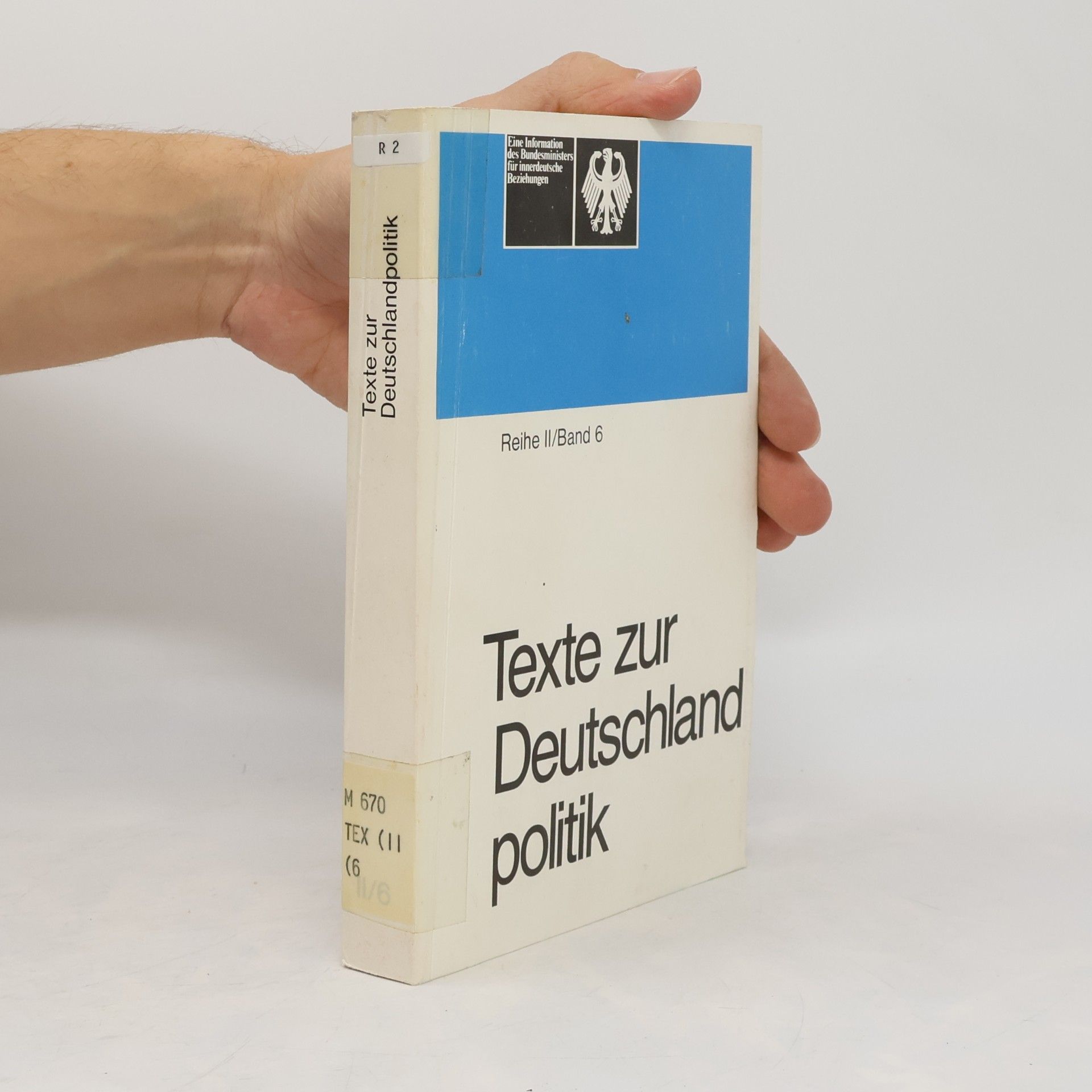 kolektiv Texte zur Deutschlandpolitik. Reihe II/ Band 6