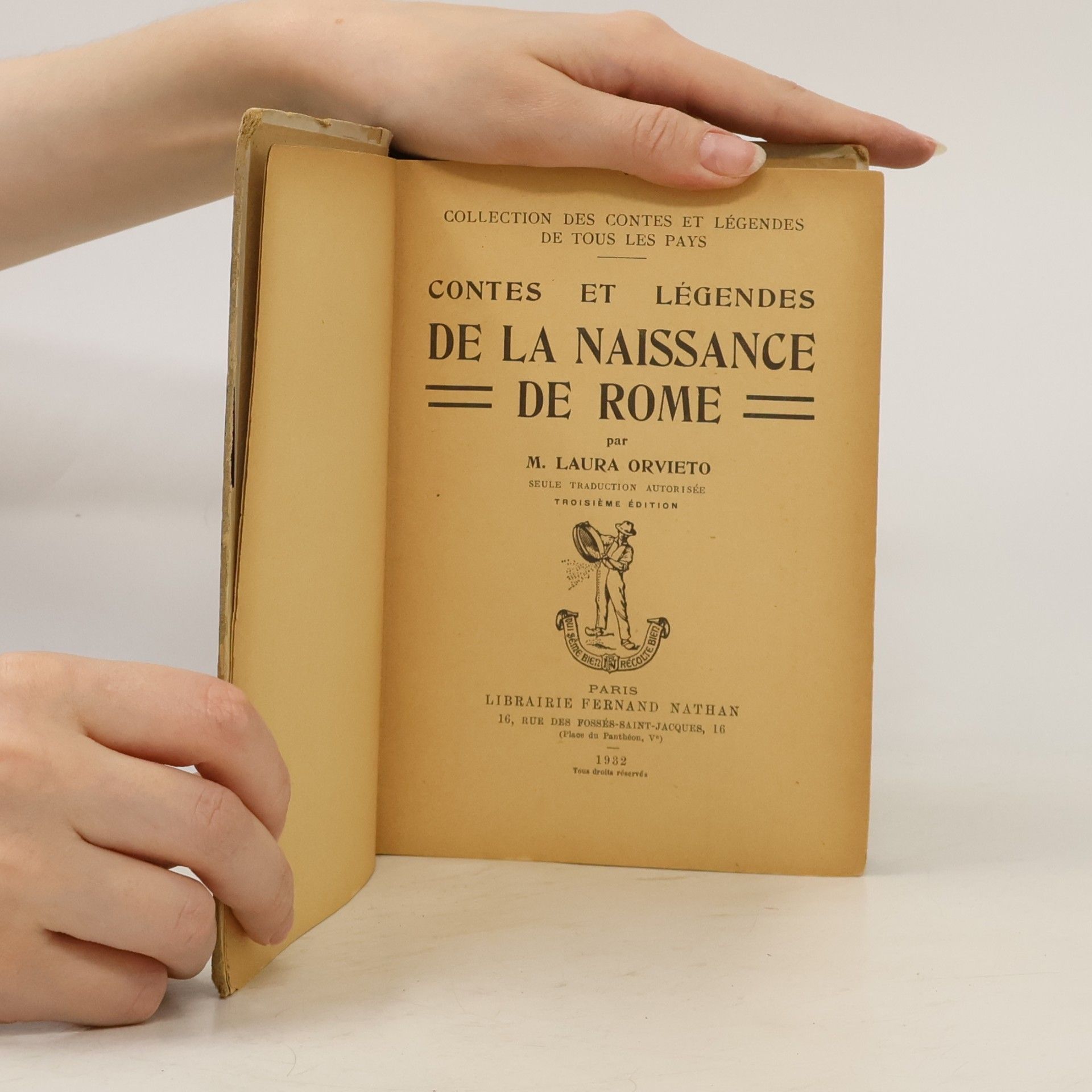 Laura Orvieto Contes et légendes de la naissance de Rome
