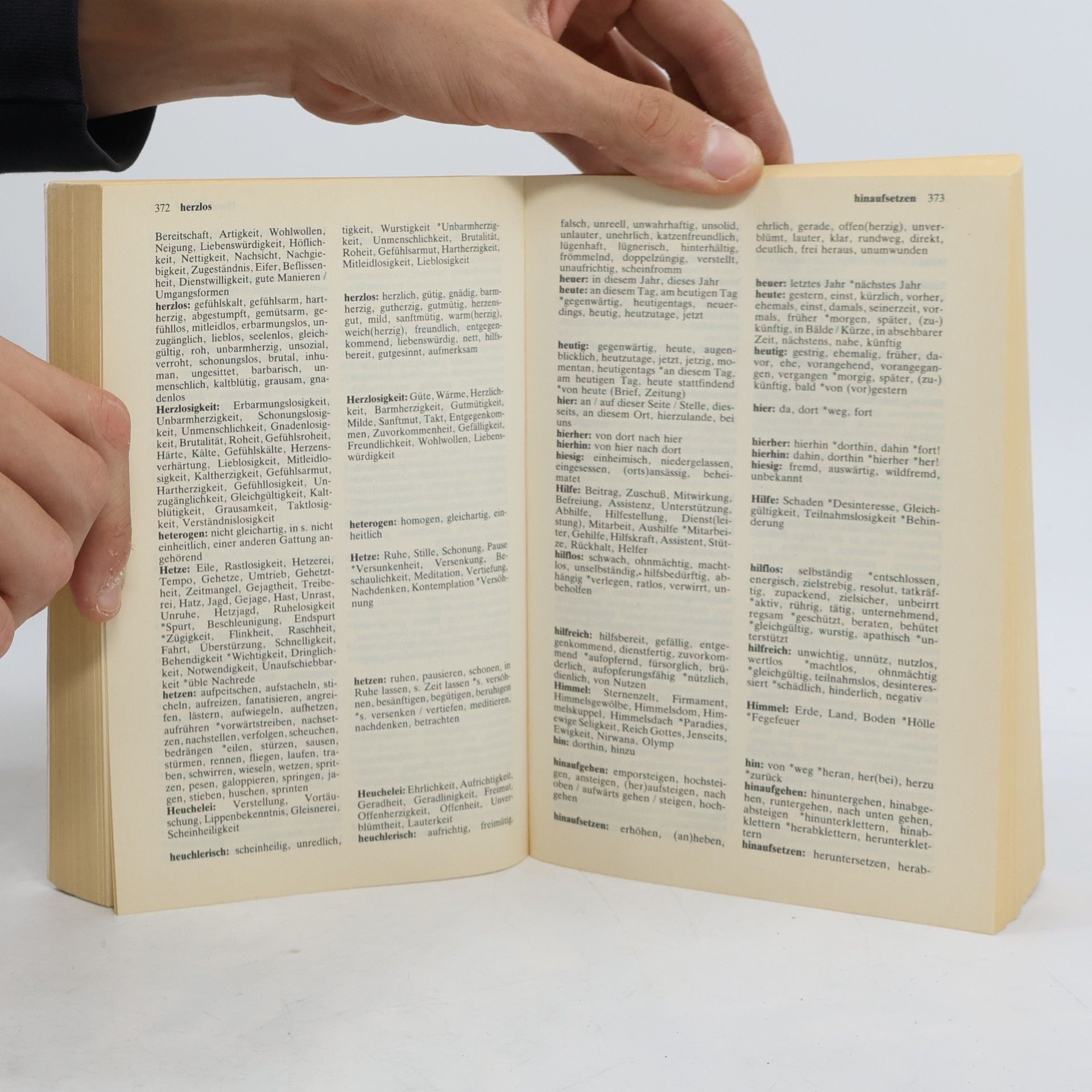 Erich Bulitta Wörterbuch der Synonyme und Antonyme