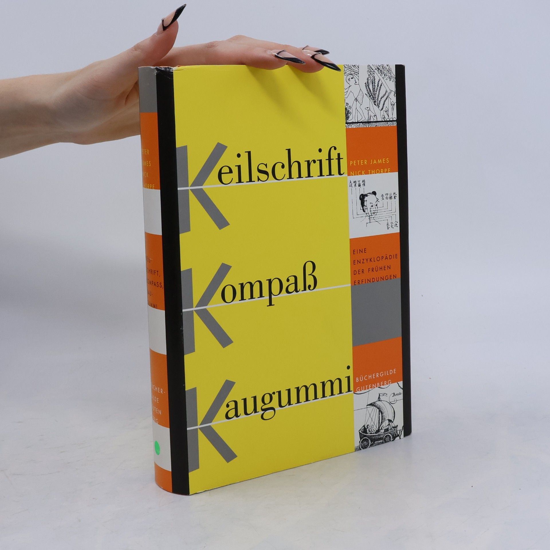 Peter James Keilschrift, Kompaß, Kaugummi