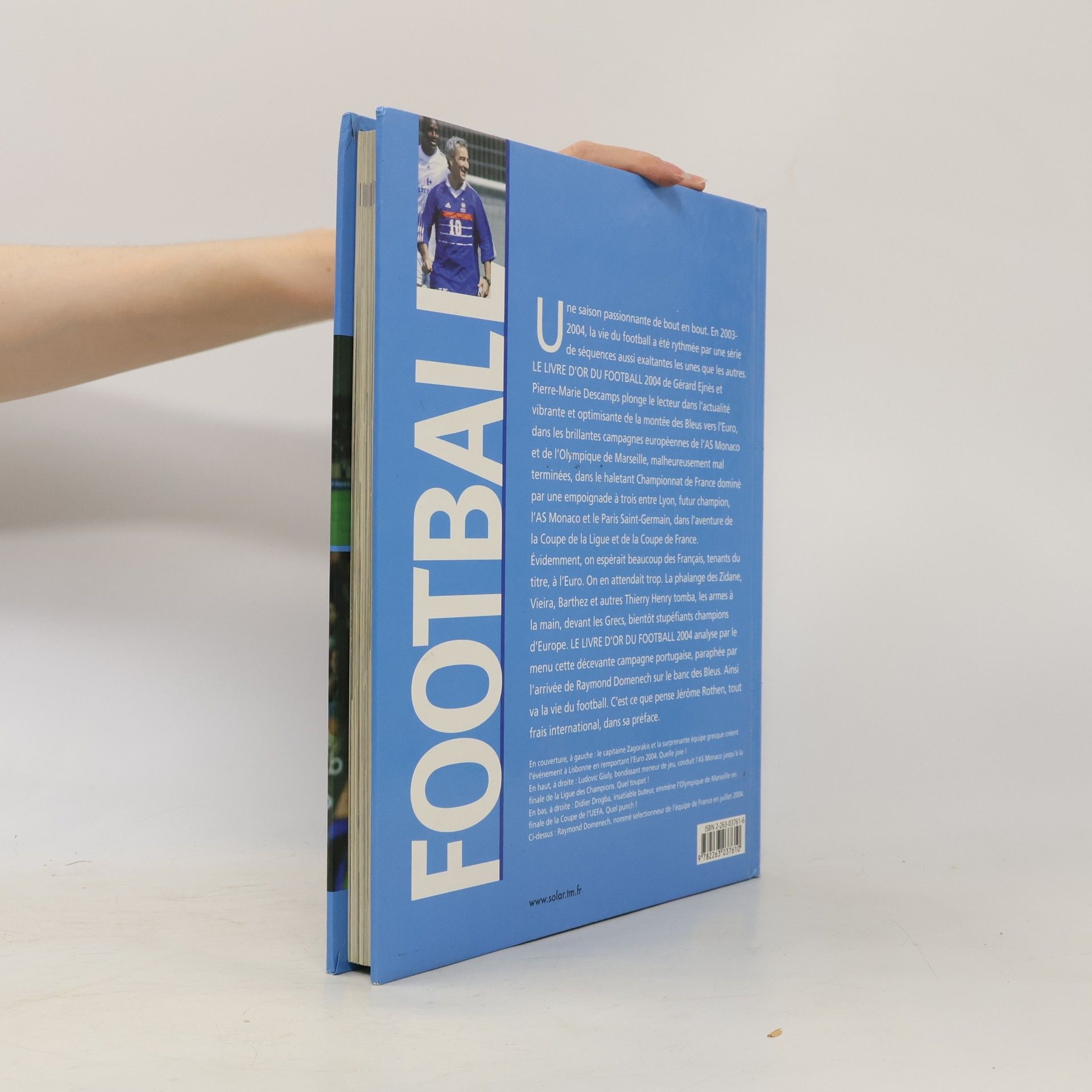 Gérard Ejnès Le livre d'or du football