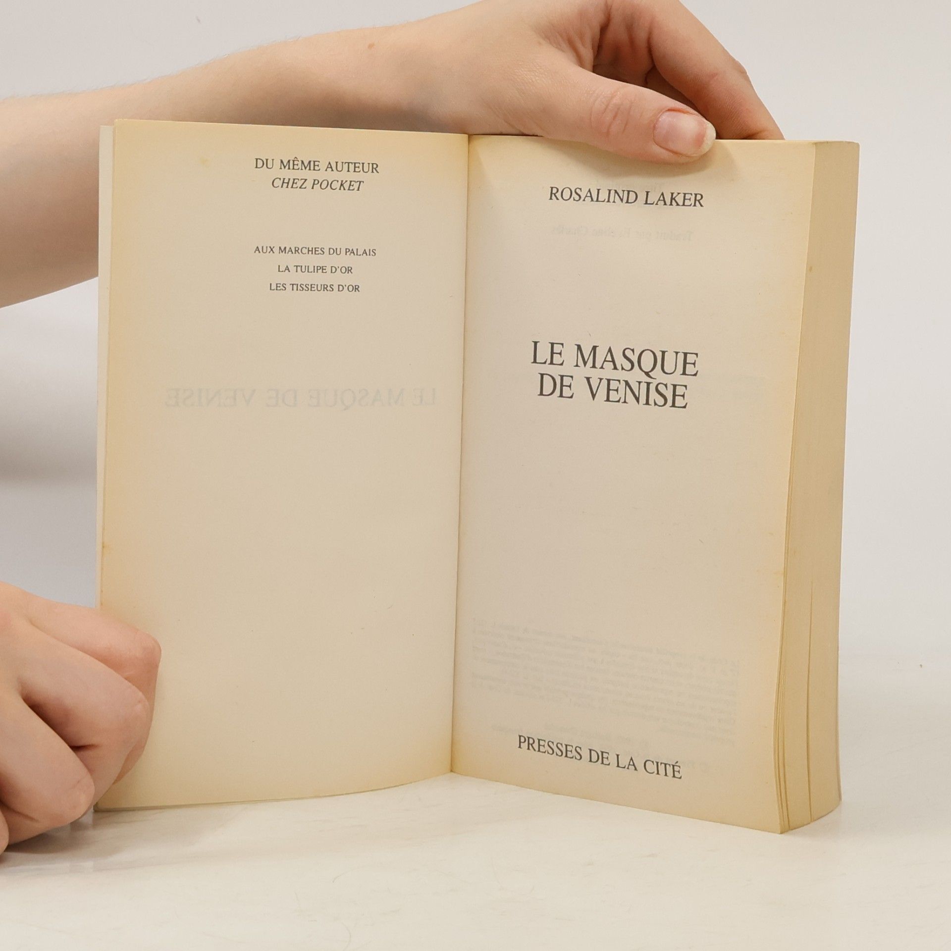 Laker Rosalind Le masque de Venise