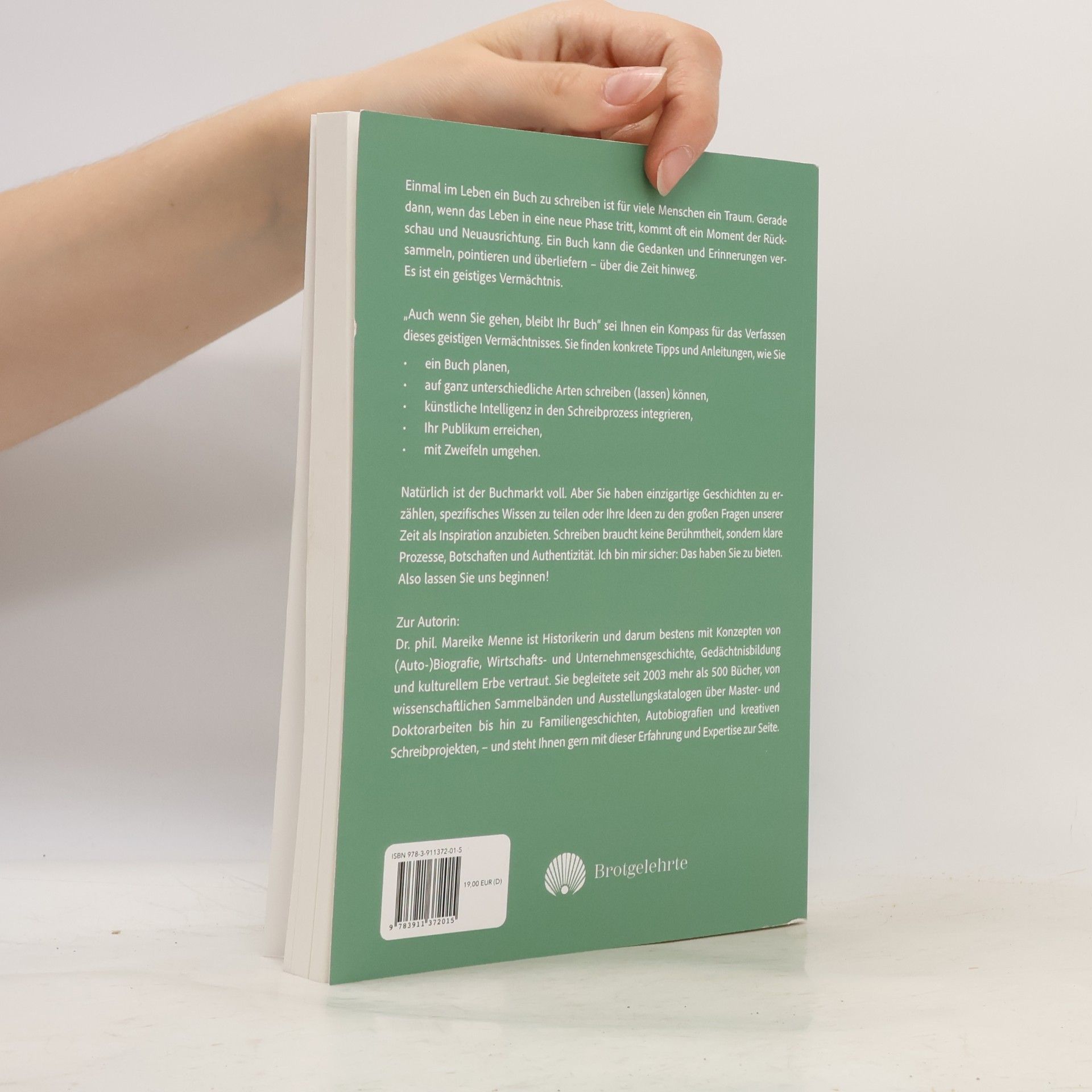 Mareike Menne Auch wenn Sie gehen, bleibt Ihr Buch.
