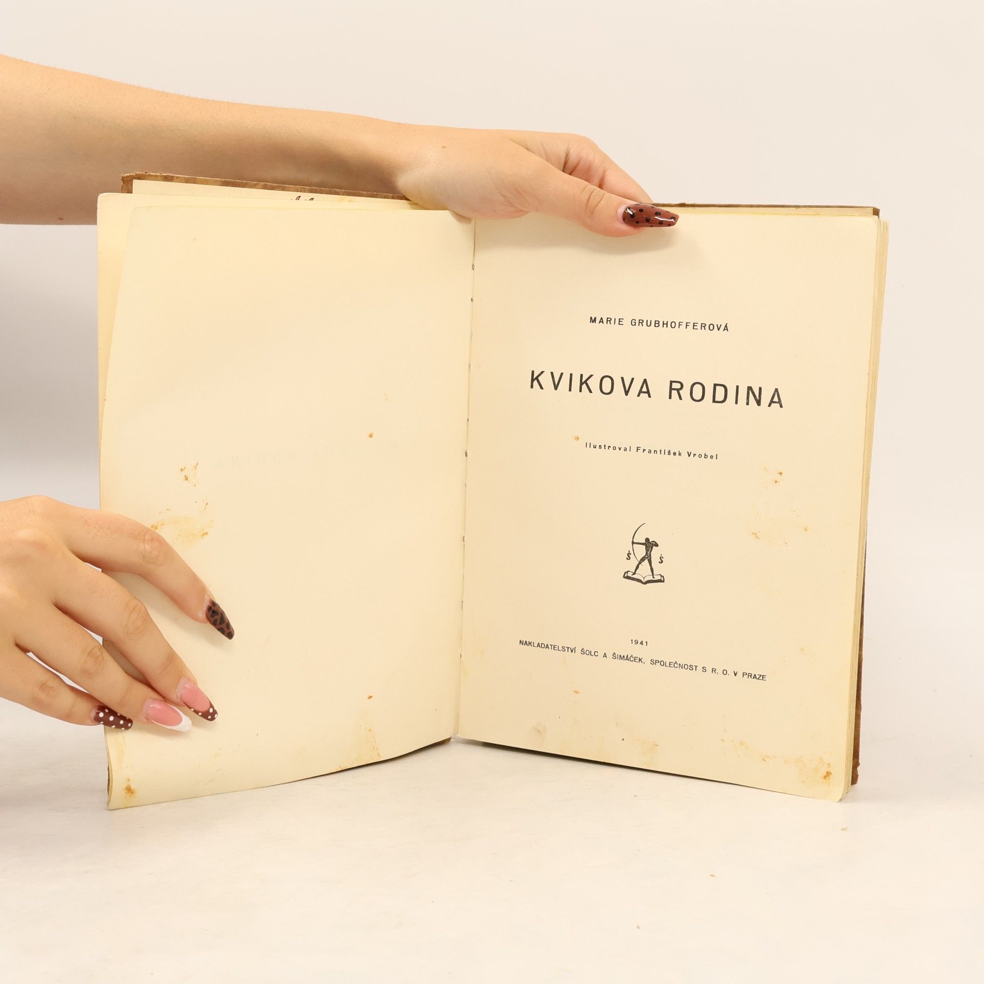 Marie Grubhofferová Kvikova rodina