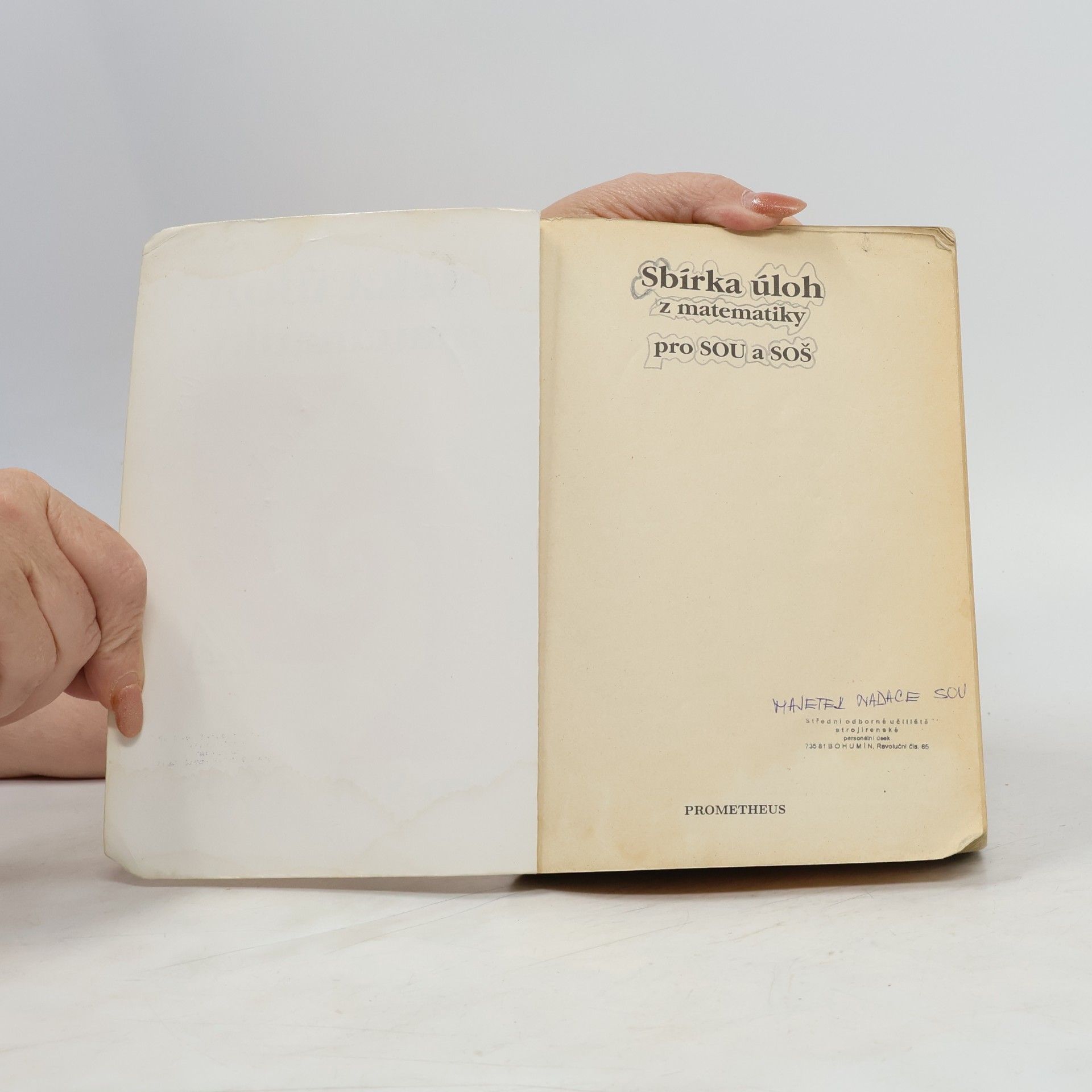Rndr. Milada Hudcová Sbírka úloh z matematiky