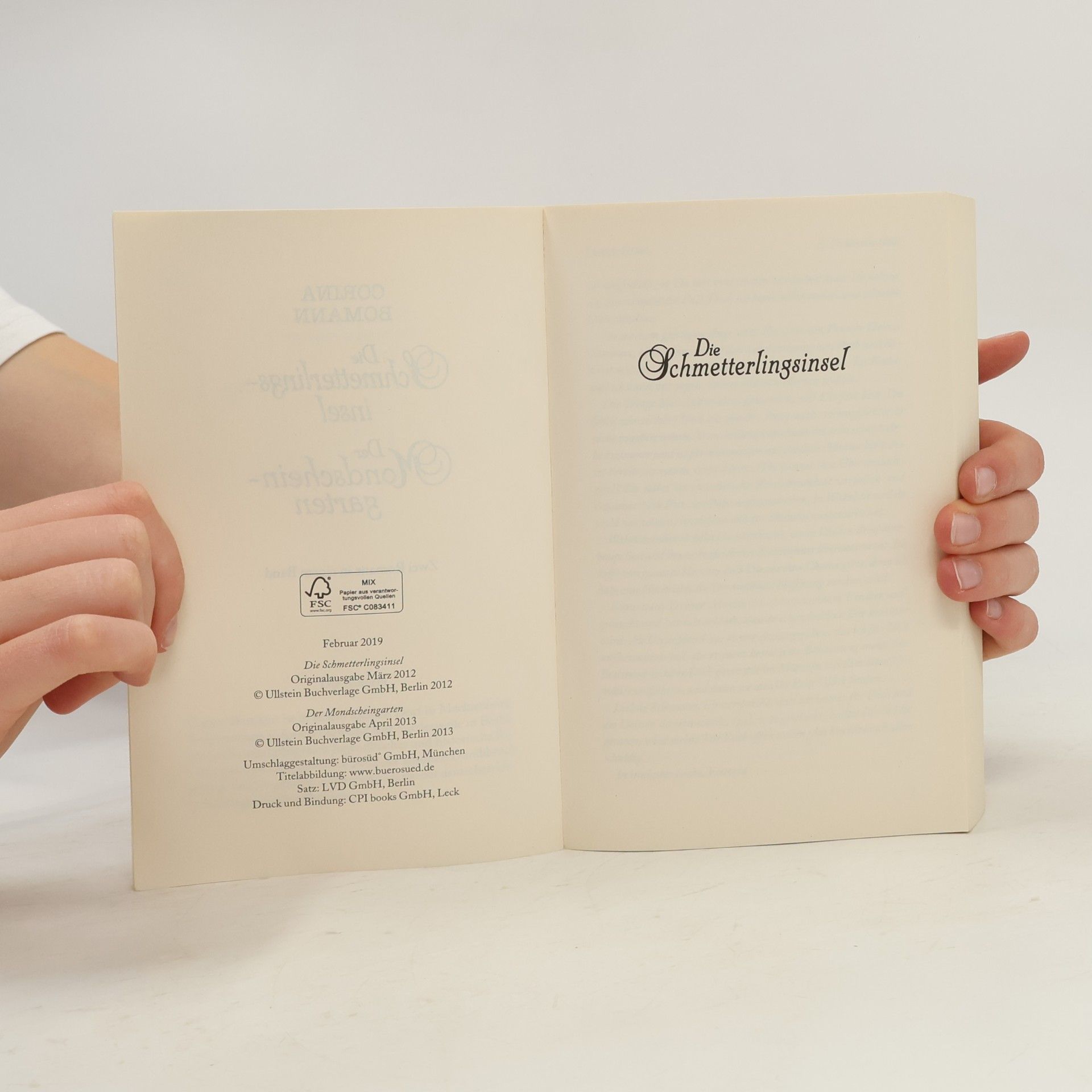 Corina Bomann Die Schmetterlingsinsel / Der Mondscheingarten DOPPELBAND
