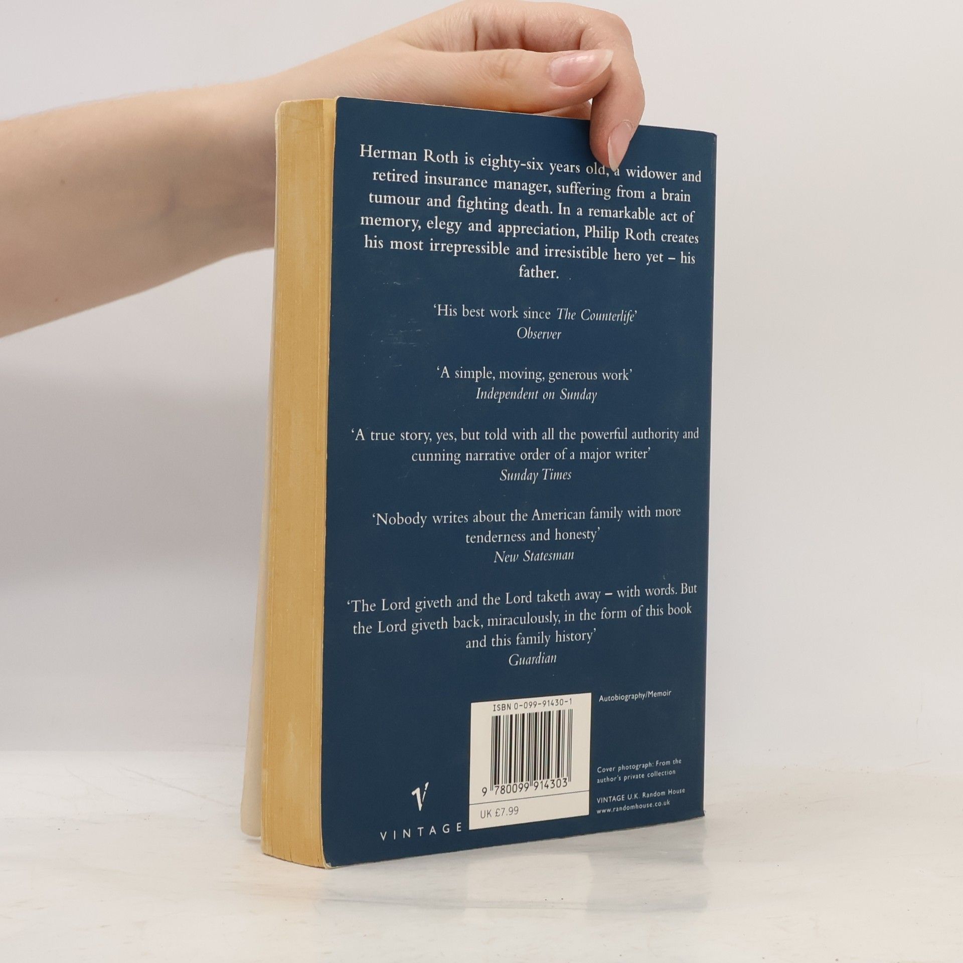 Philip Roth Patrimony : A True Story