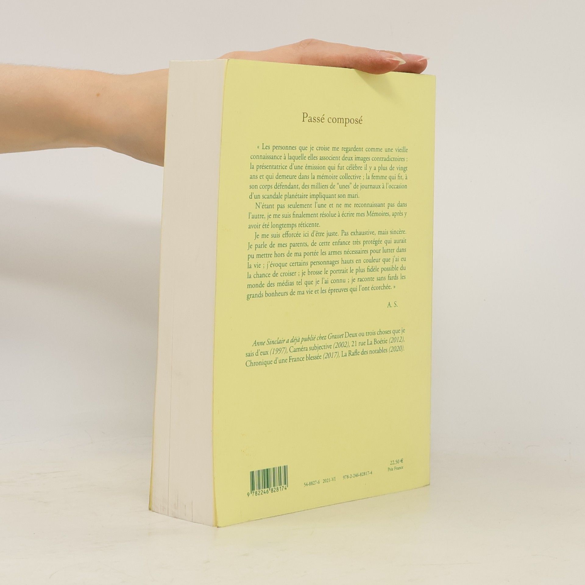 Anne Sinclair Passé composé
