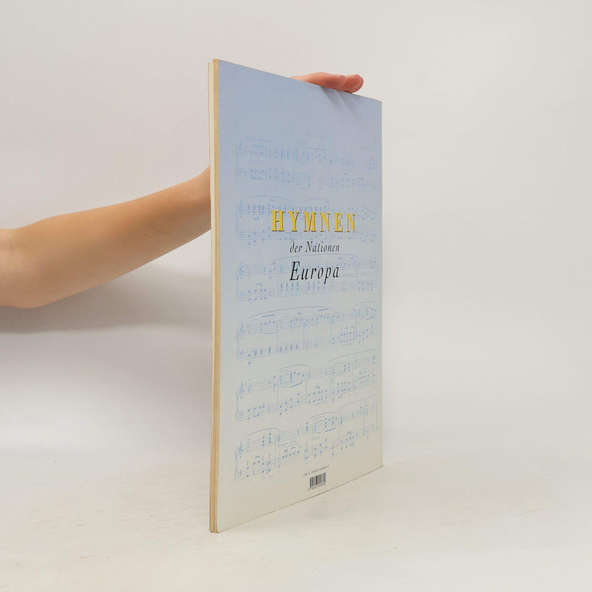 A préciser Hymnen der Nationen: Europa. Klavier-Ausgabe. voice, piano.