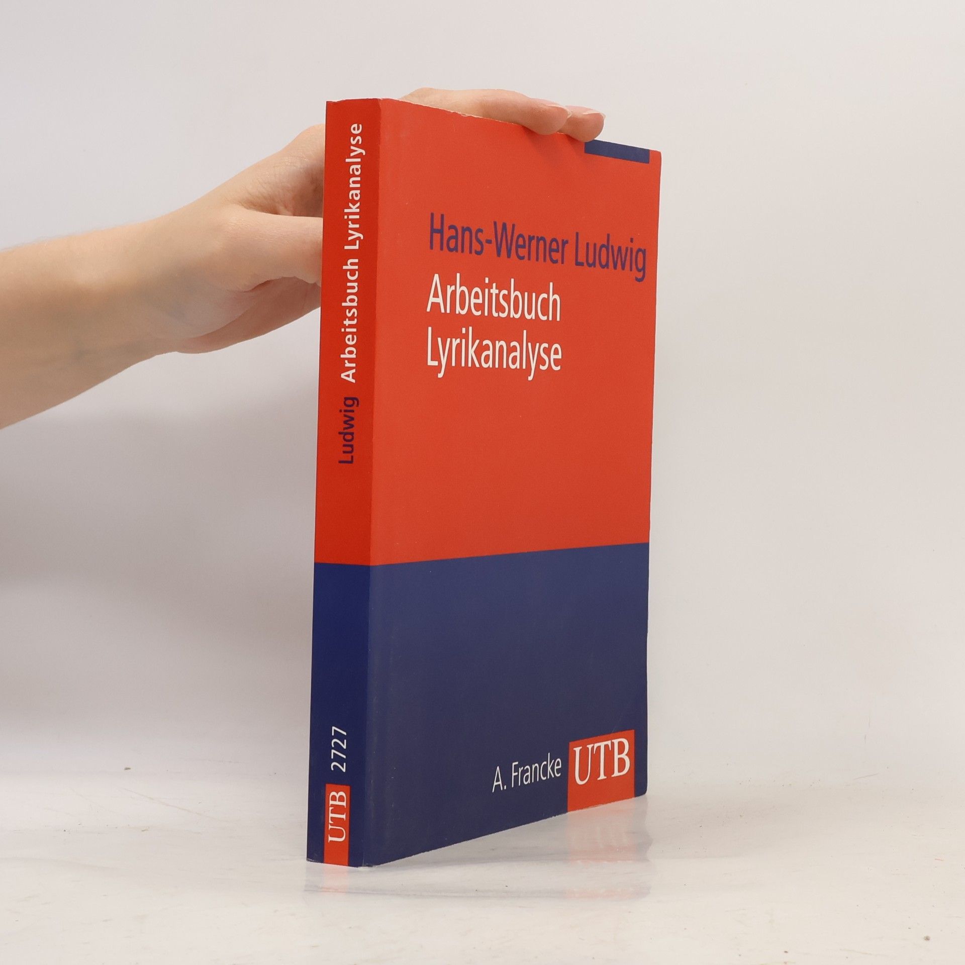 Hans Werner Ludwig Arbeitsbuch Lyrikanalyse