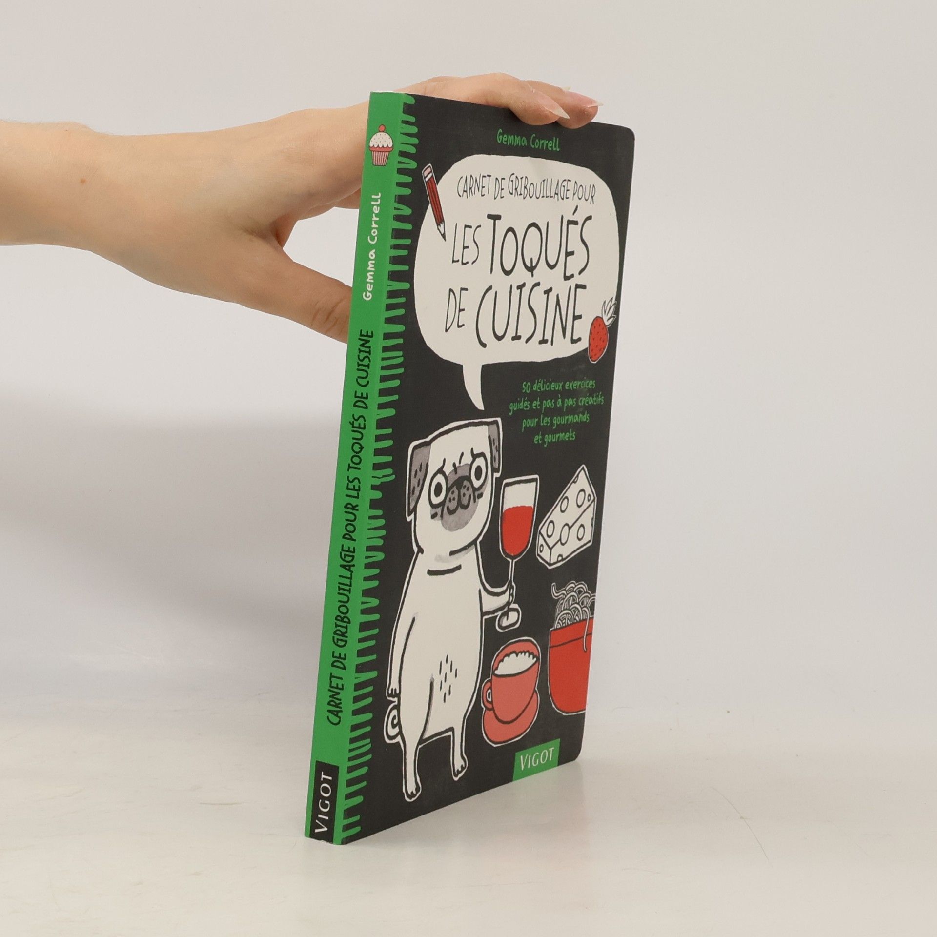 Gemma Correll Carnet de gribouillage pour les toques de cuisine
