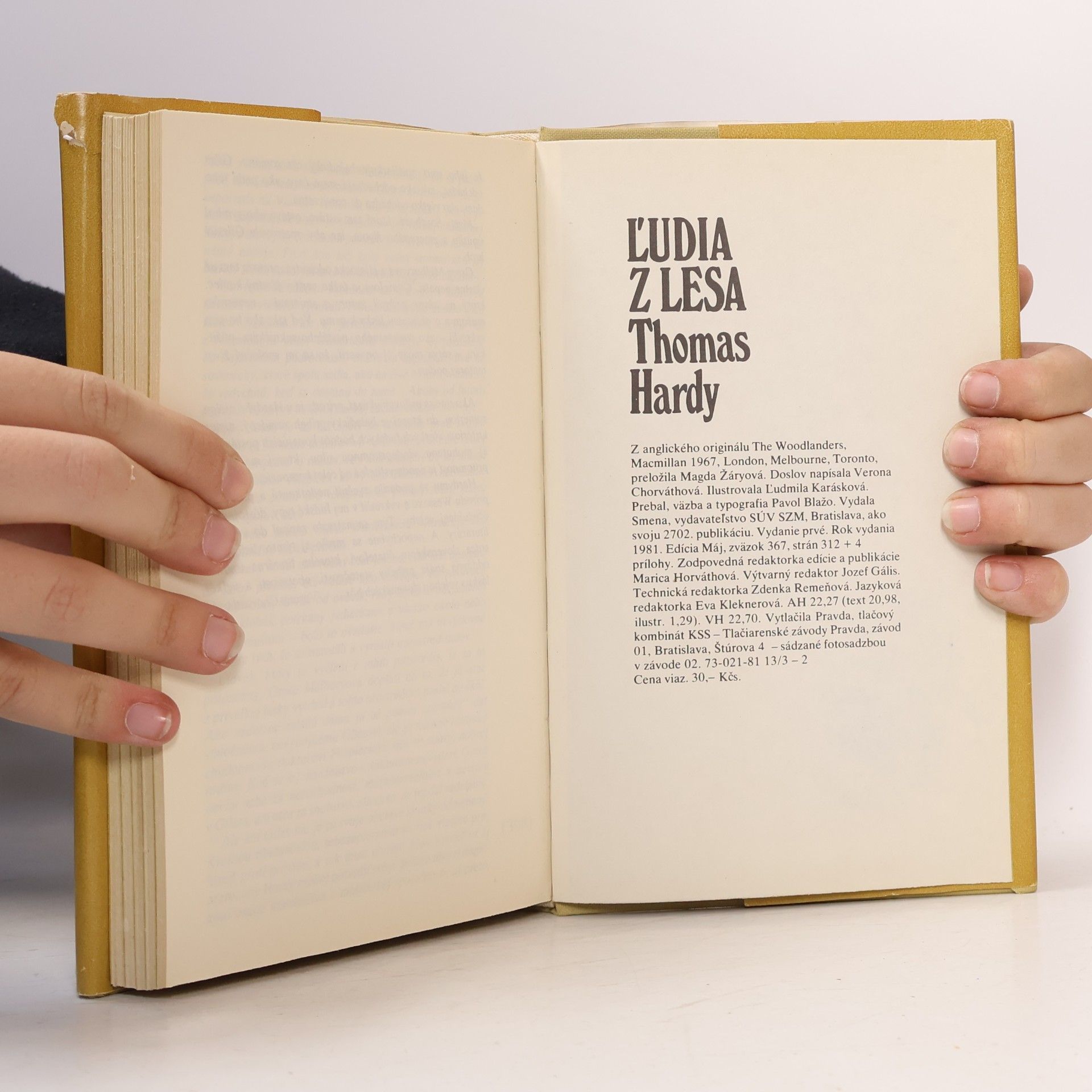 Thomas Hardy Ľudia z lesa