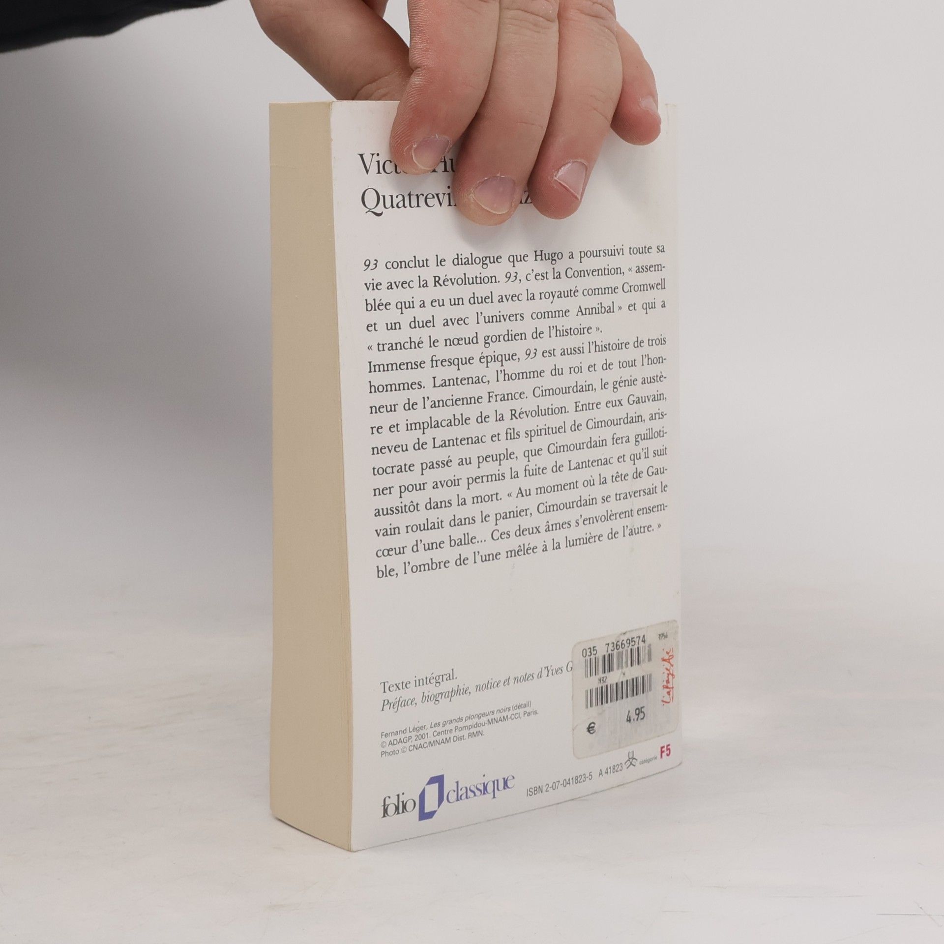 Victor Hugo Quatrevingt-treize - Édition d'Yves Gohin
