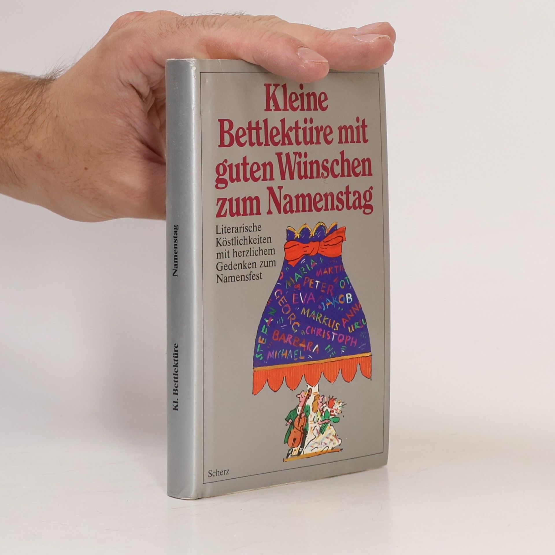 Kleine Bettlektüre mit guten Wünschen zum Namenstag