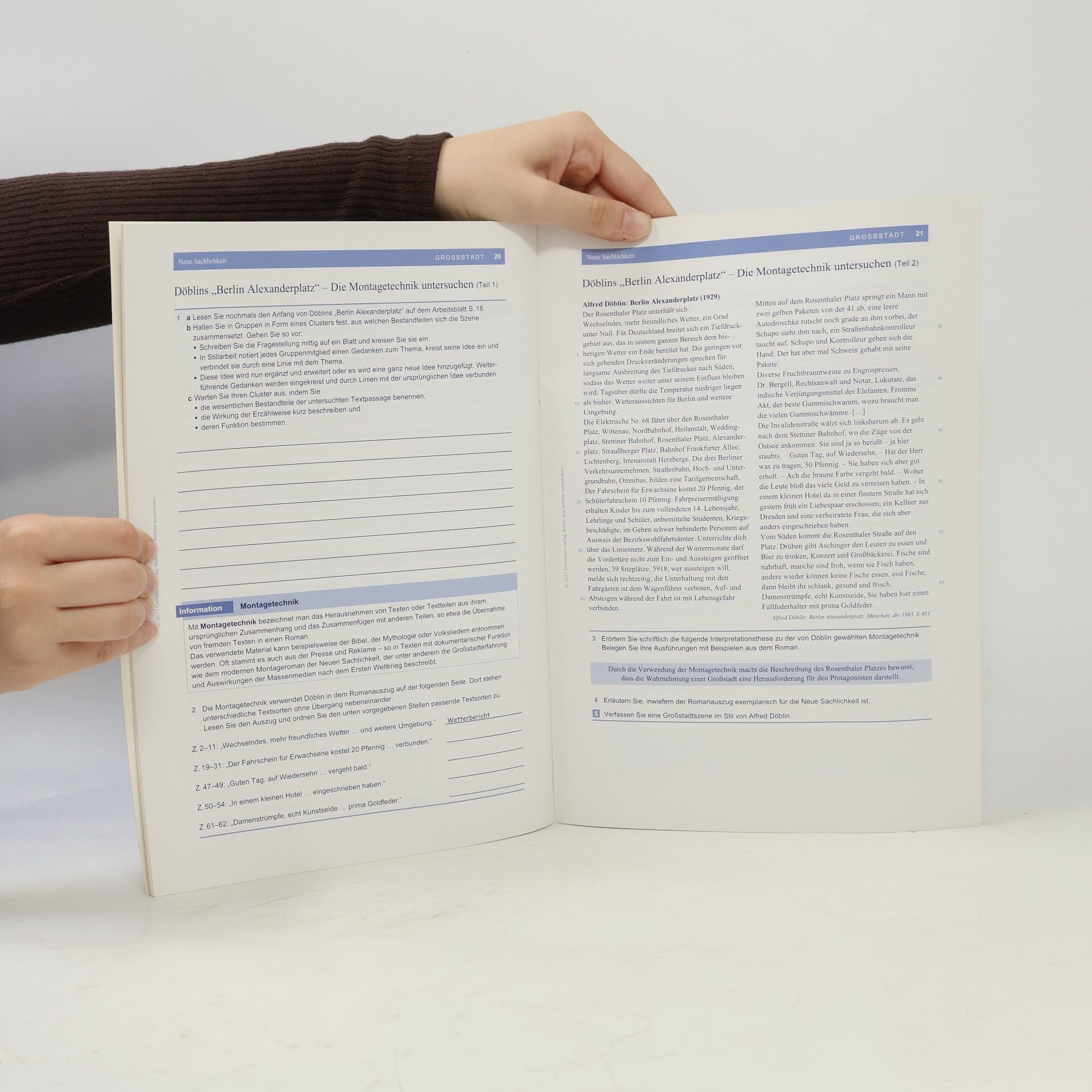 Bernd Schurf Texte, Themen und Strukturen: Neue Sachlichkeit