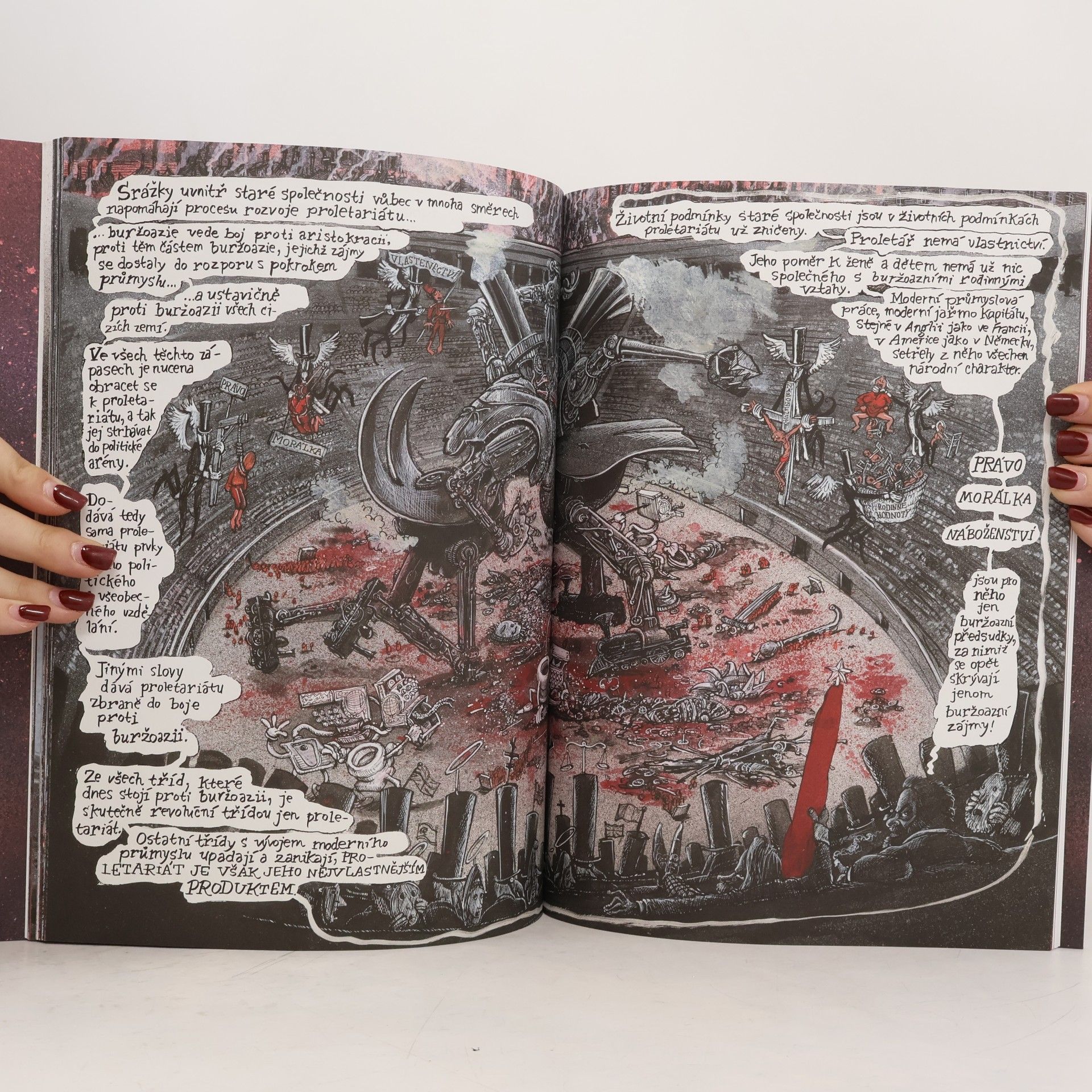 Martin Rowson Komunistický manifest