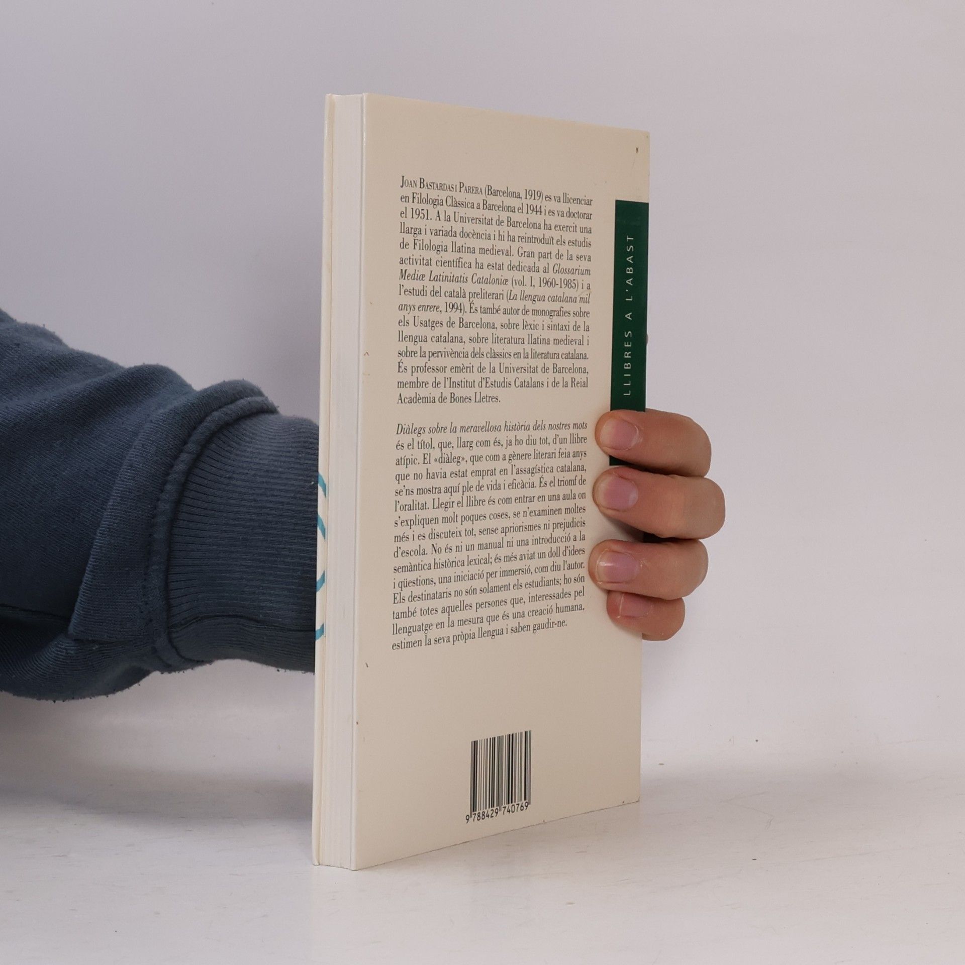 Joan Bastardas Parera Llibres a l'Abast - 287: Diàlegs sobre la meravellosa història dels nostres mots