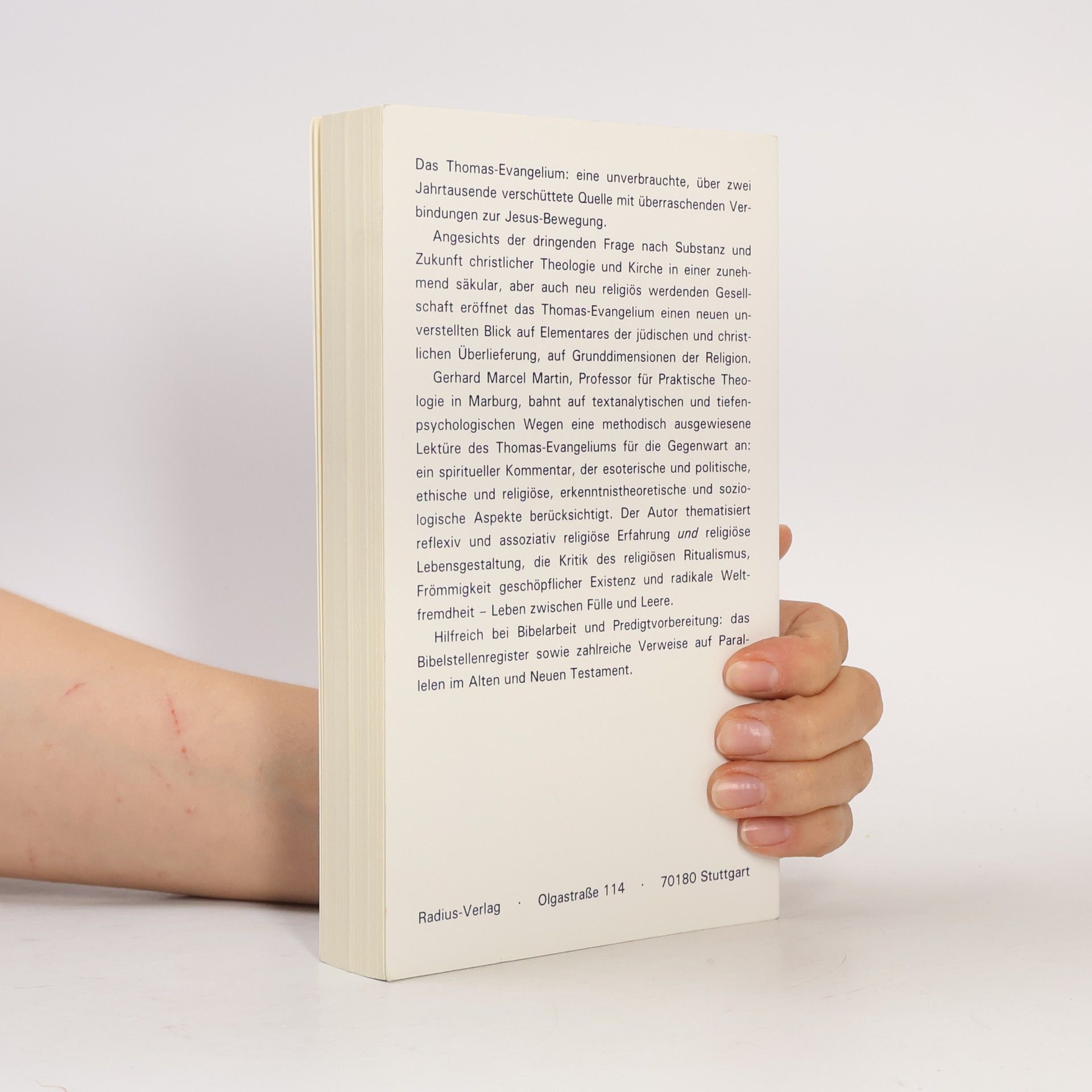 Gerhard Marcel Martin Das Thomas-Evangelium