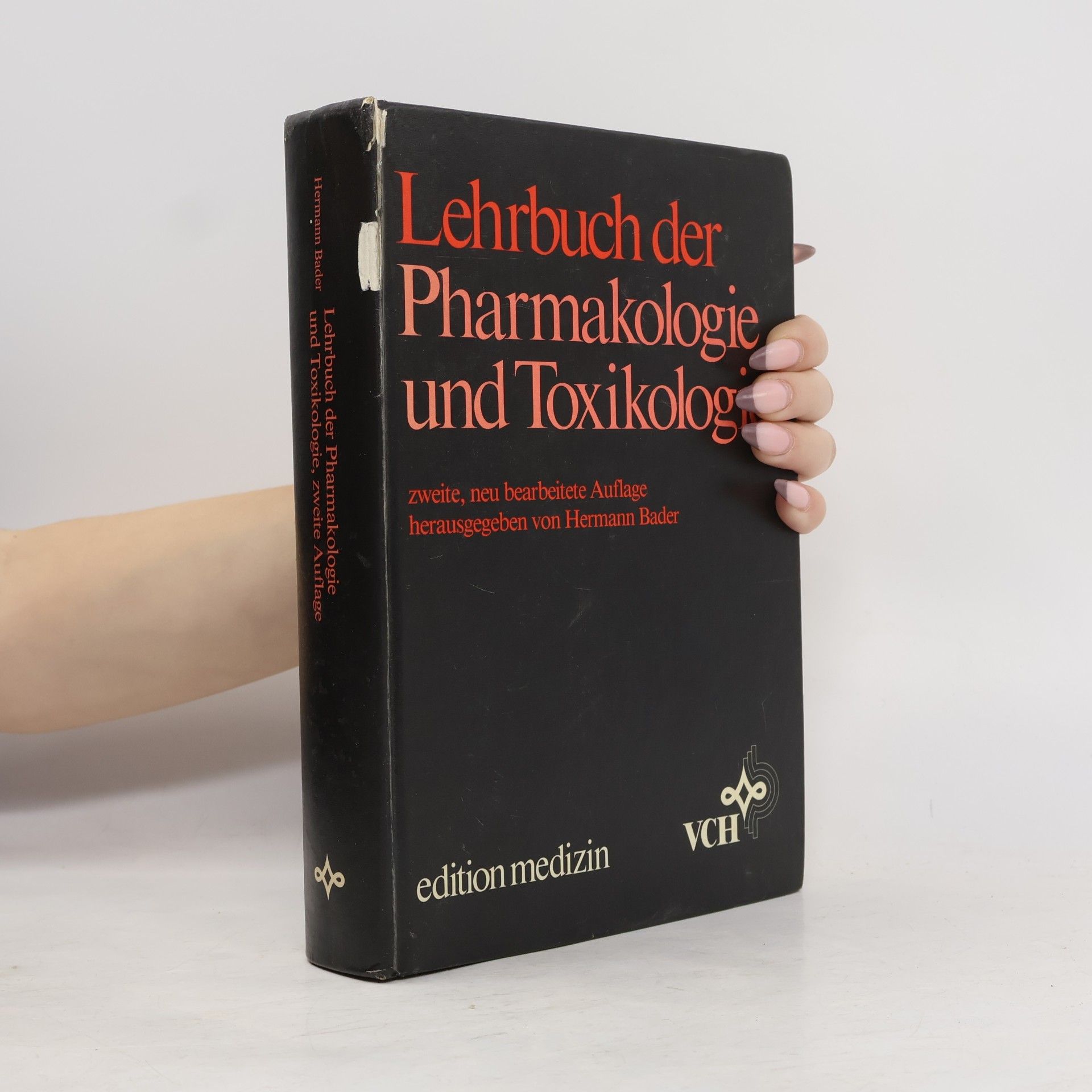 Hermann Bader Lehrbuch der Pharmakologie und Toxikologie