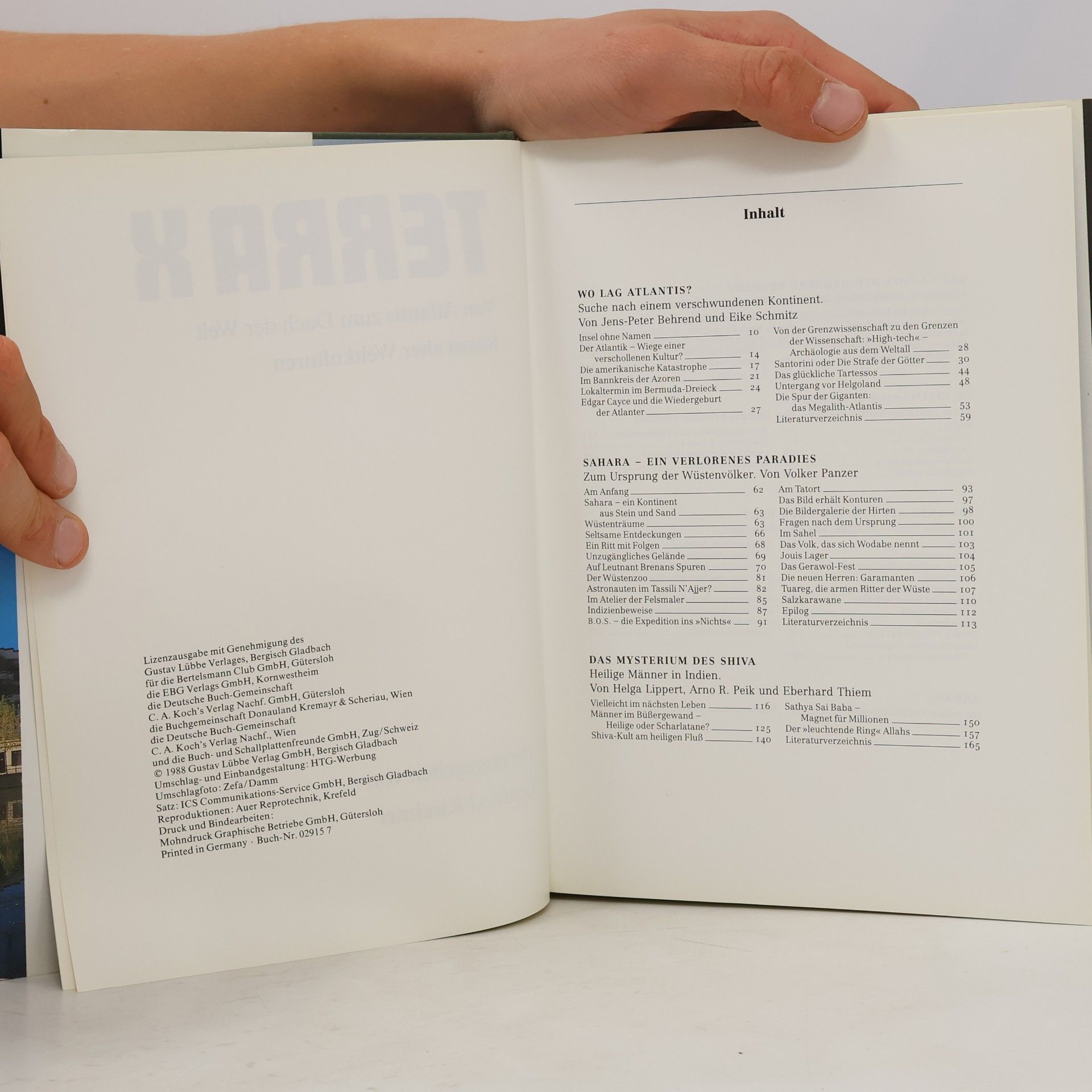 Gottfried Kirchner Terra X. Von Atlantis zum Dach der Welt