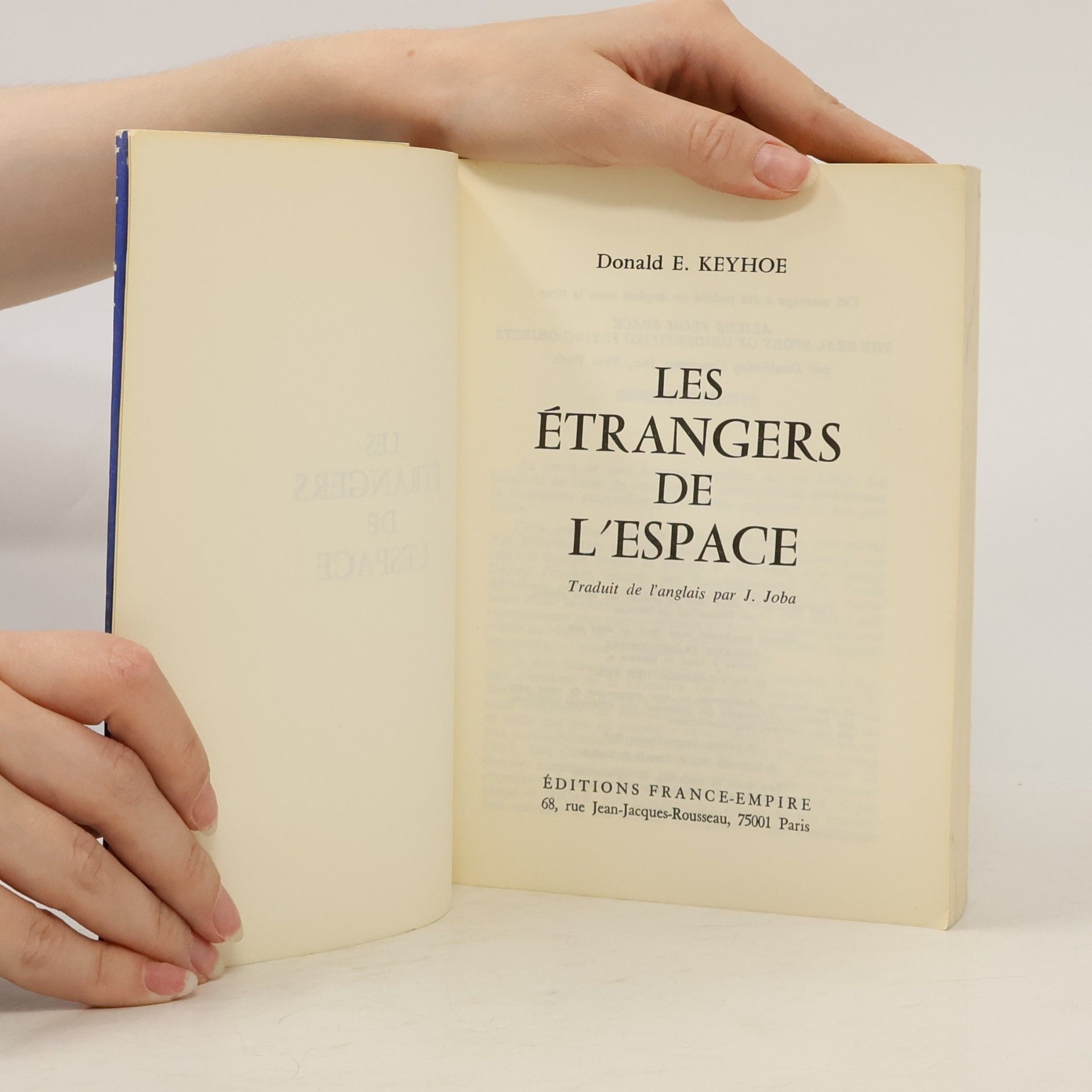 Donald Keyhoe les étrangers de l'espace