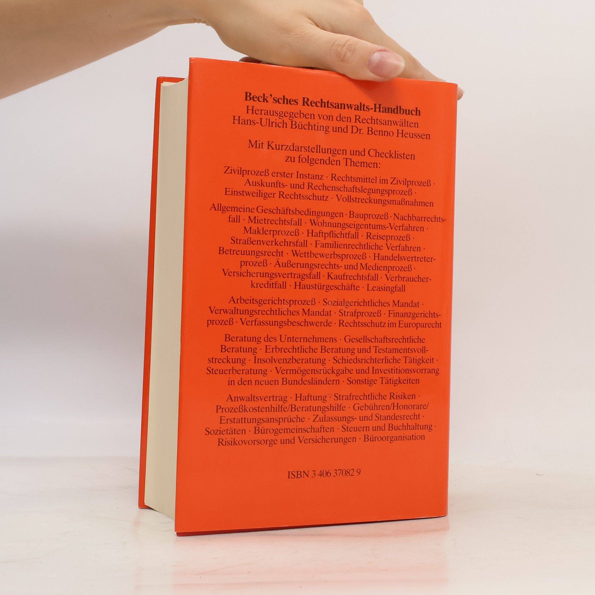 Beck'sches Rechtsanwalts-Handbuch