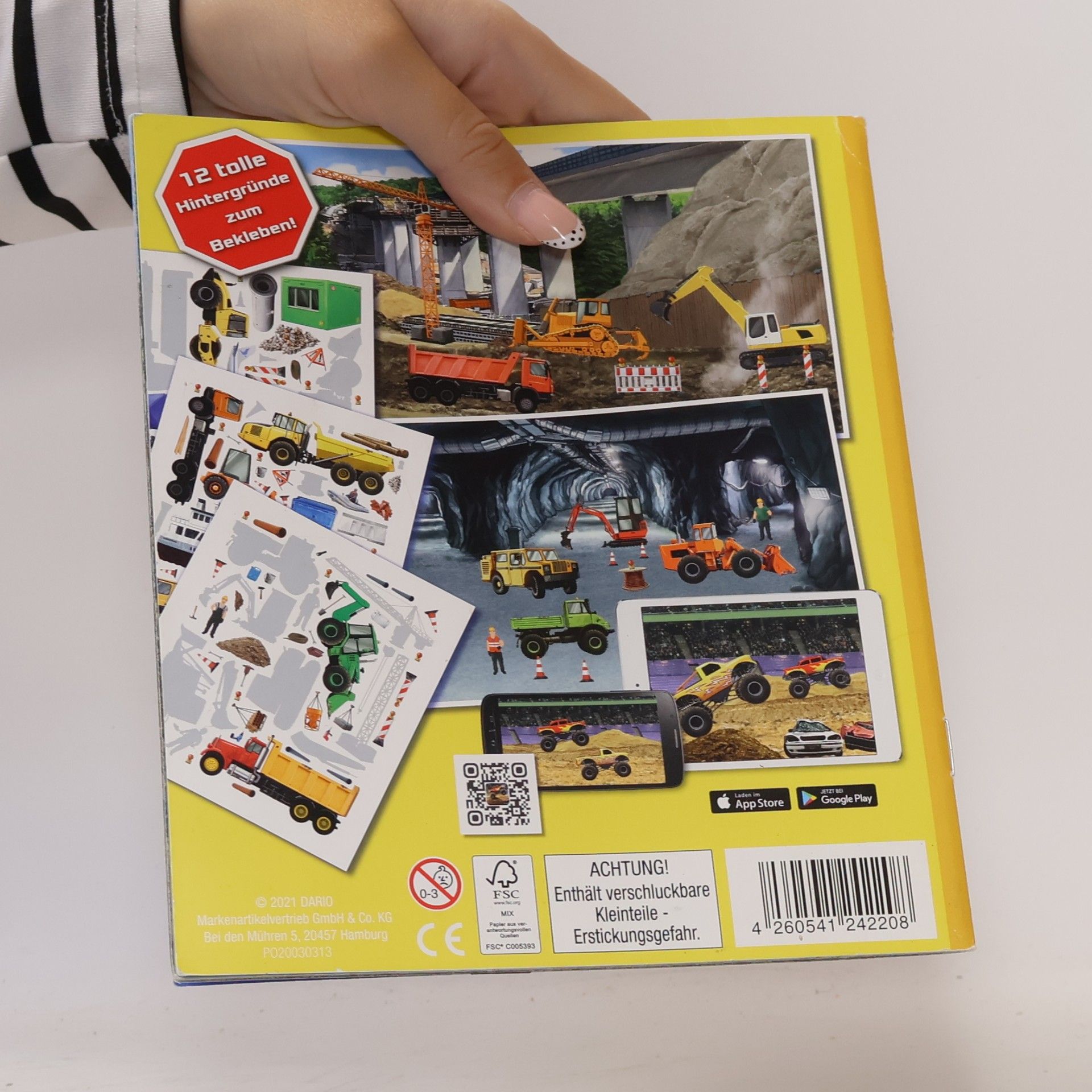 Kolektiv autorů Baustelle. Sticker & Fun