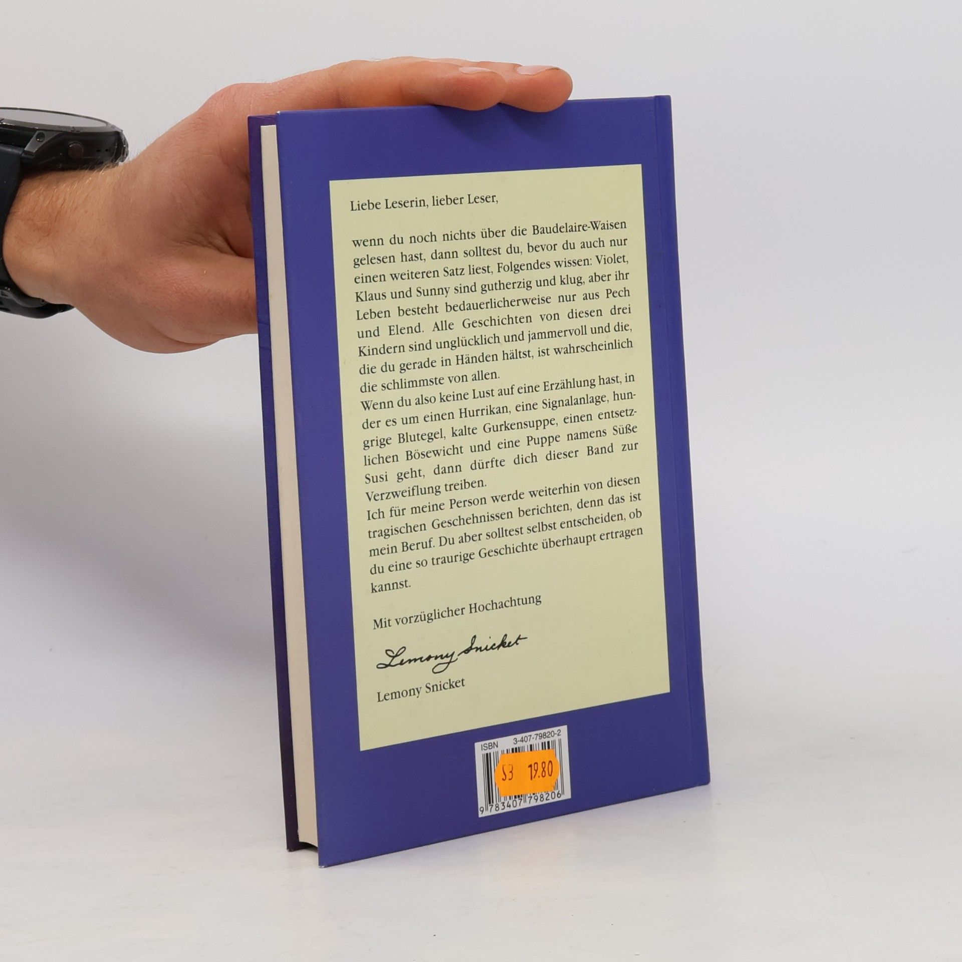 Lemony Snicket Das zerbrochene Fenster