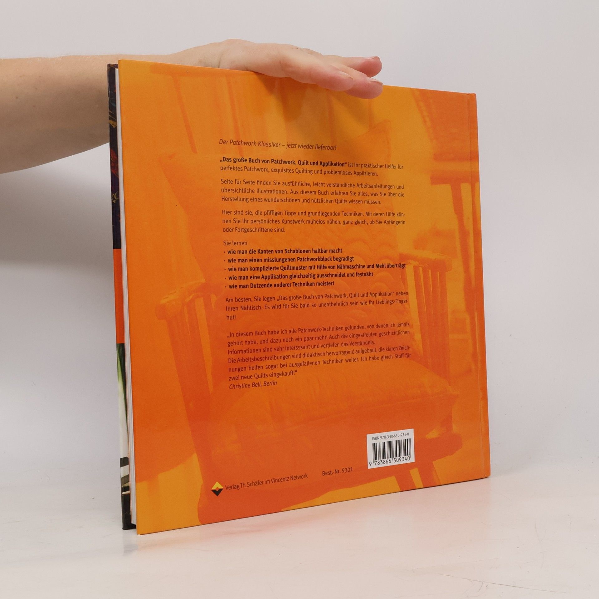 Linda Seward Das große Buch von Patchwork, Quilt und Applikation