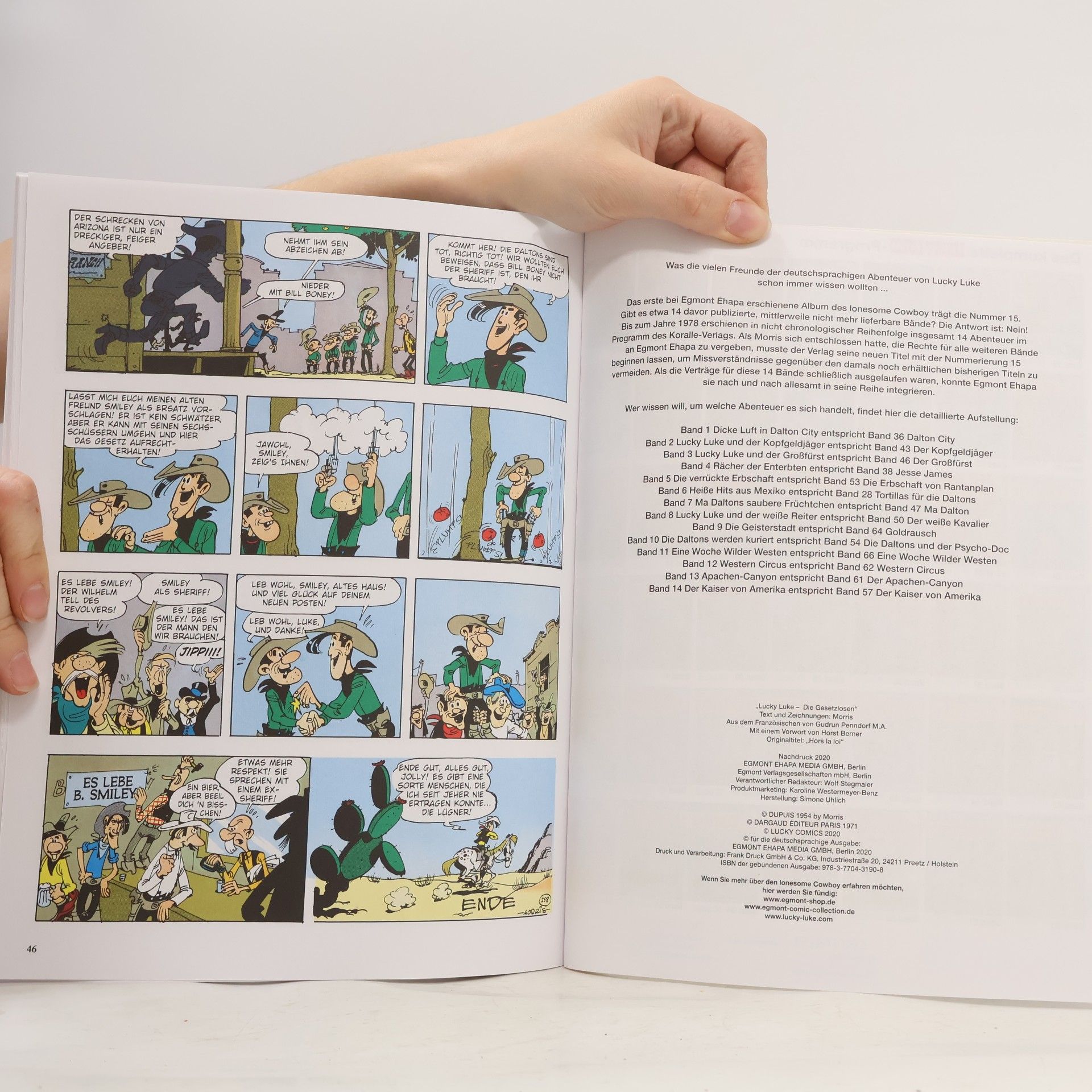 Morris Lucky Luke - 81: Die Gesetzlosen