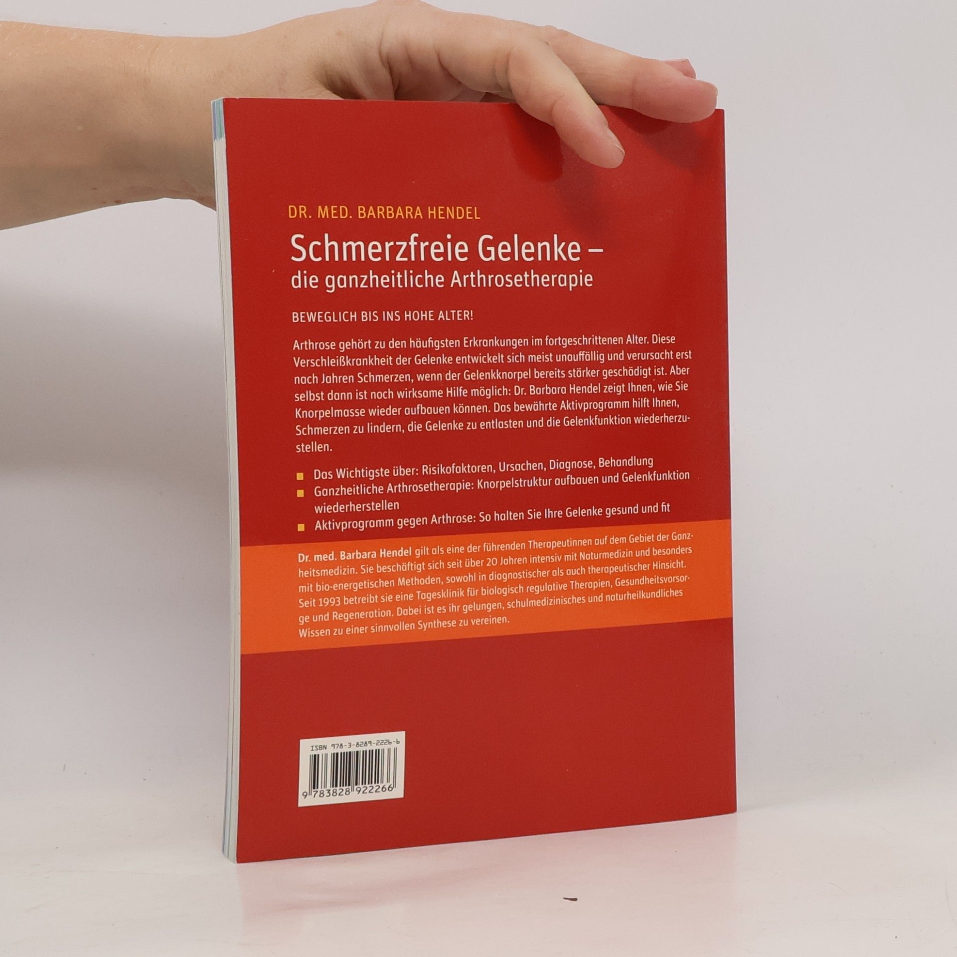 Barbara Hendel Schmerzfreie Gelenke - die ganzheitliche Arthrosetherapie