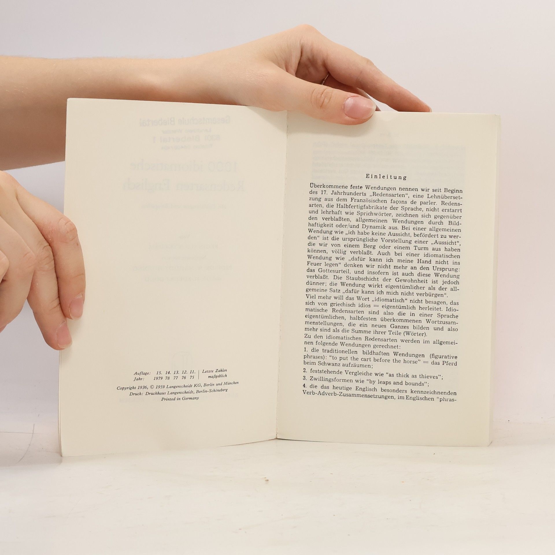 Collectif d'auteurs 1000 idiomatische Redensarten Englisch