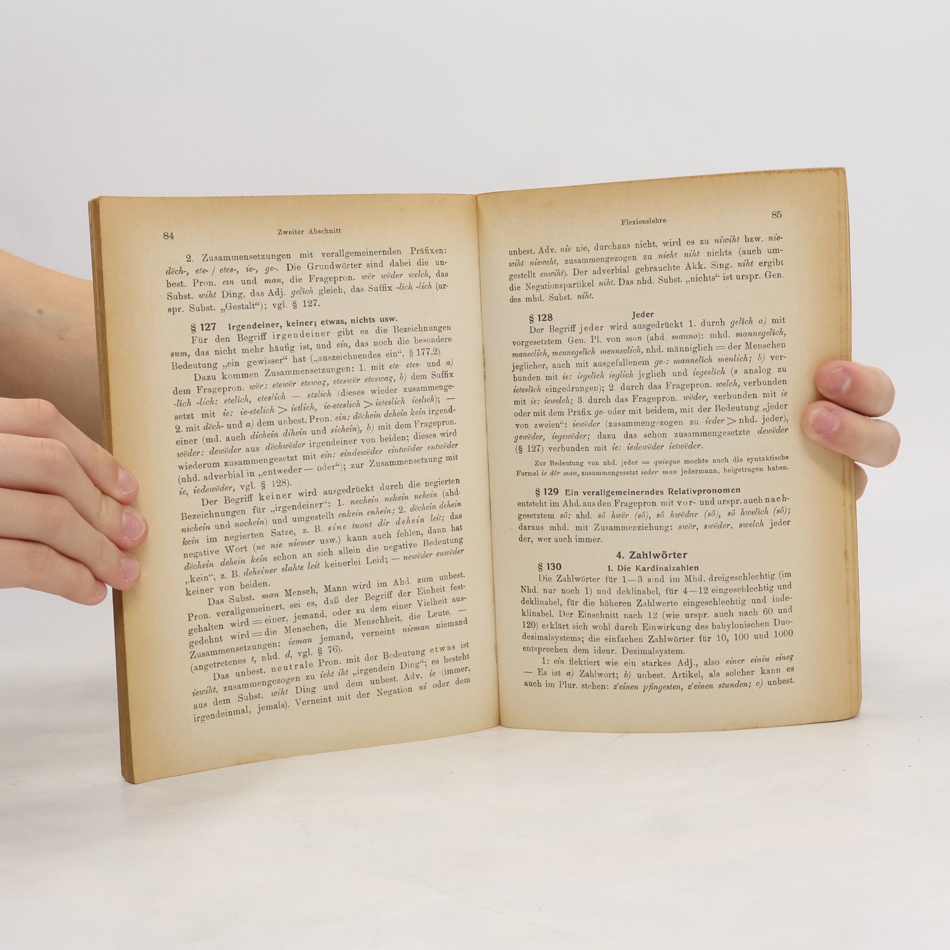 Hugo Moser Kleine mittelhochdeutsche Grammatik