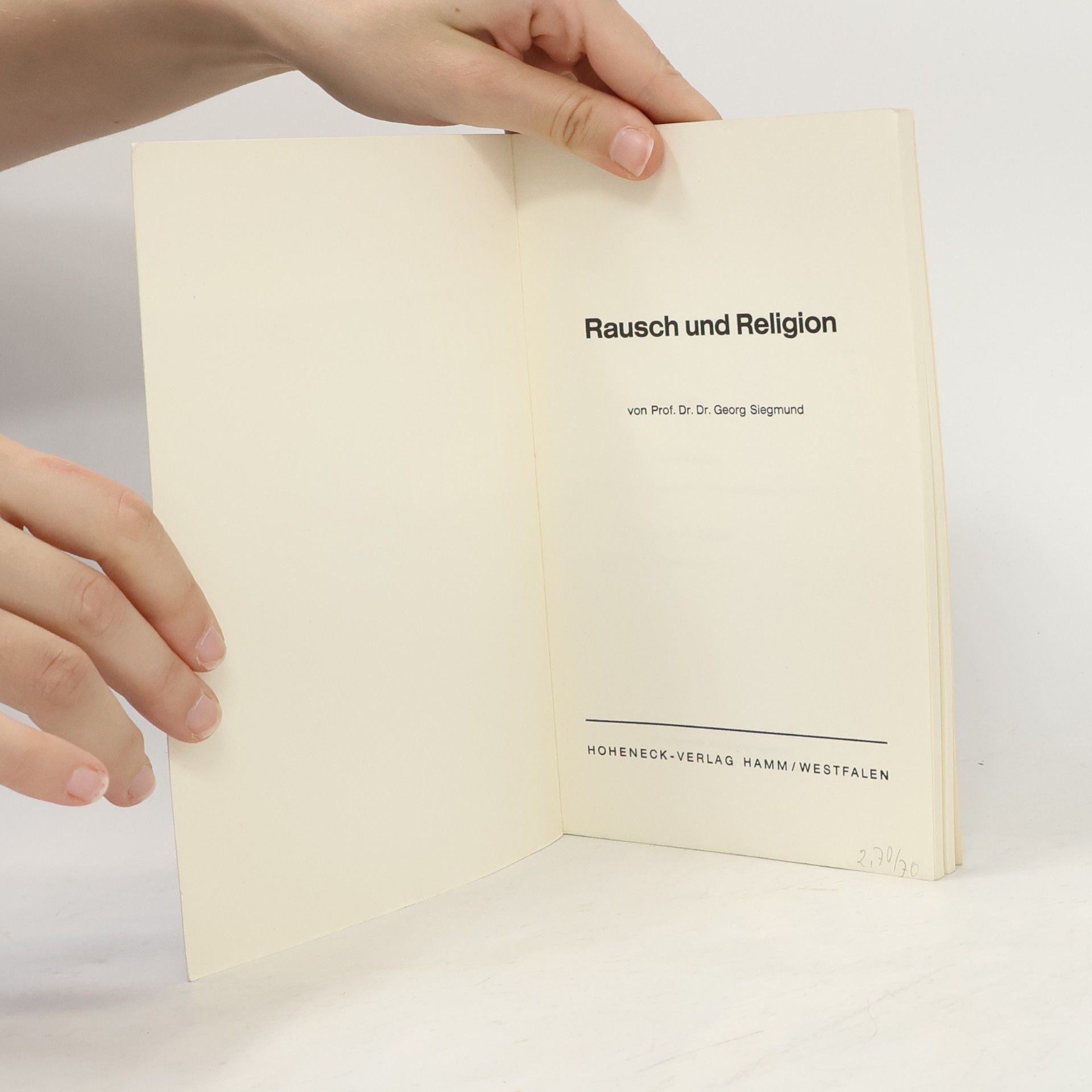 Georg Siegmund Rausch und Religion