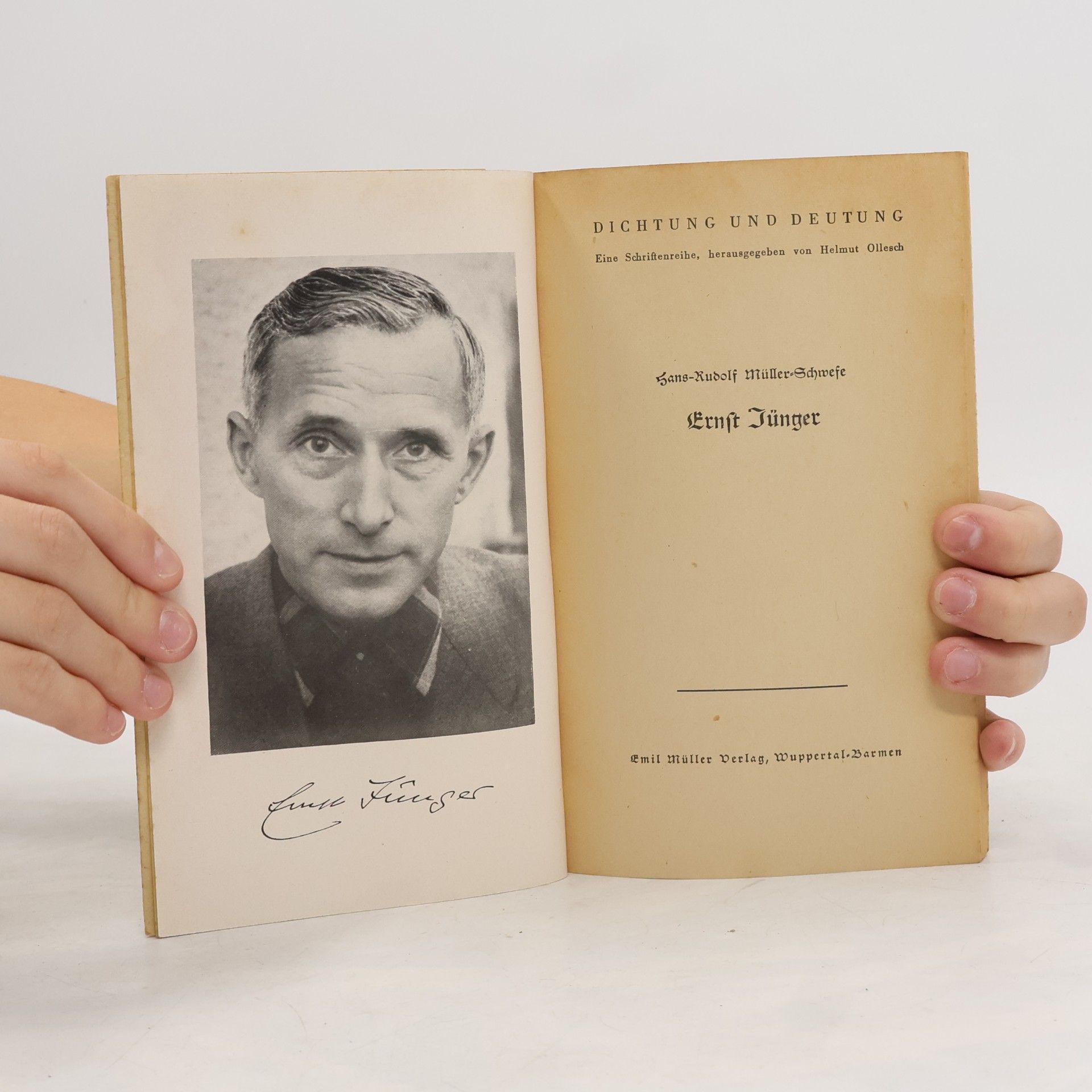 Hans-Rudolf Müller-Schwefe Ernst Jünger