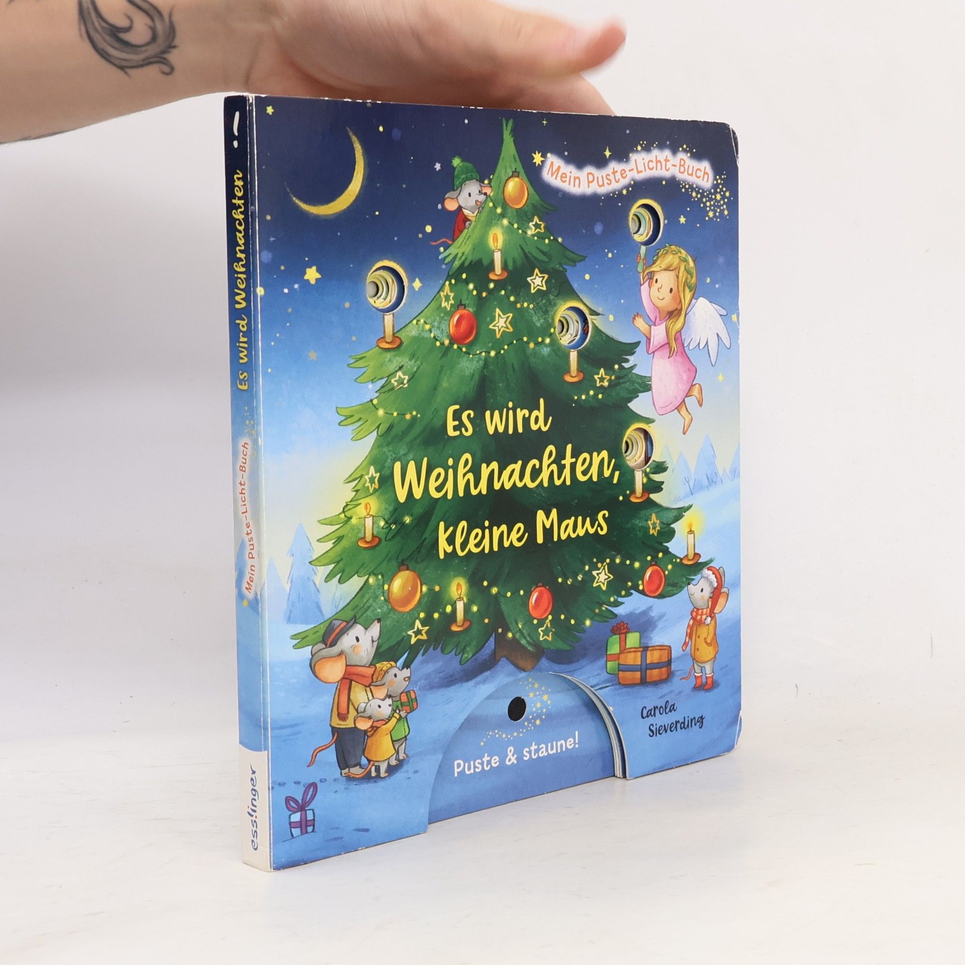 Christina Nömer Mein Puste-Licht-Buch: Es wird Weihnachten, kleine Maus