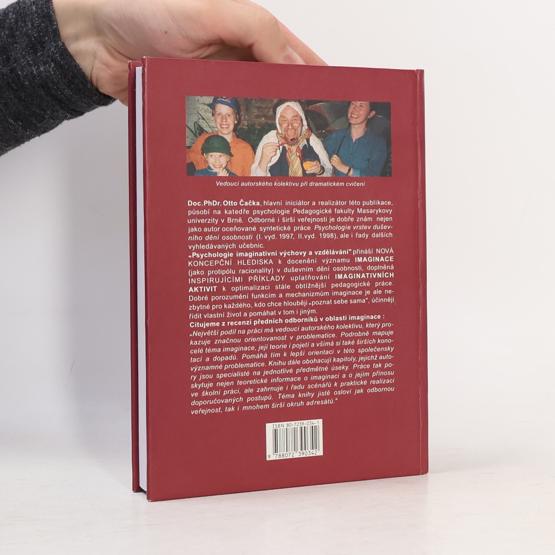 Otto Čačka Psychologie imaginativní výchovy a vzdělávání s příklady aplikace