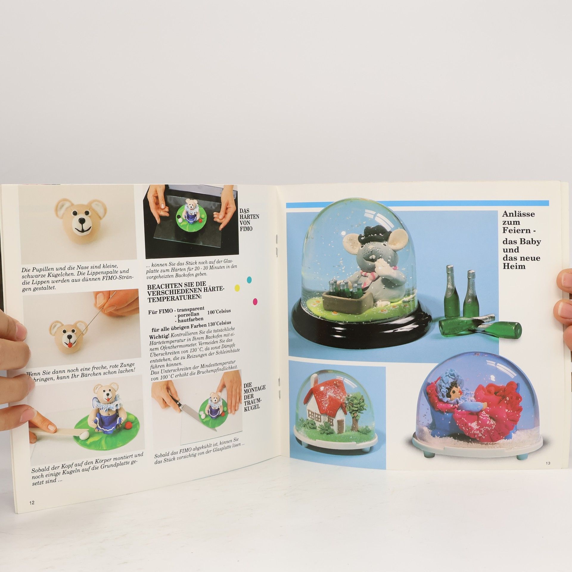 kolektiv Fimo. Schneekugeln